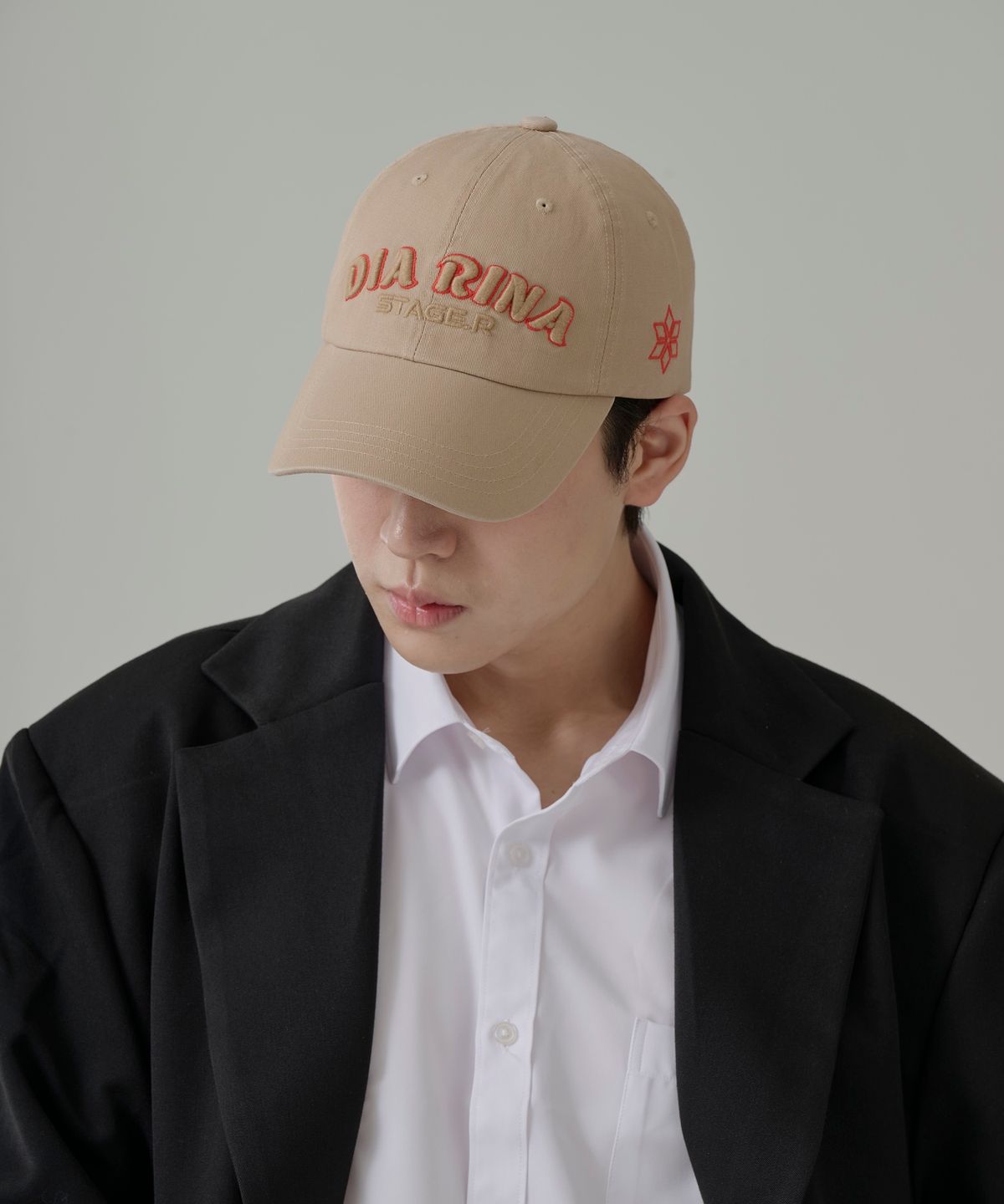 스테이지알(STAGE.R) 다이아리나 워싱 볼캡 [베이지]