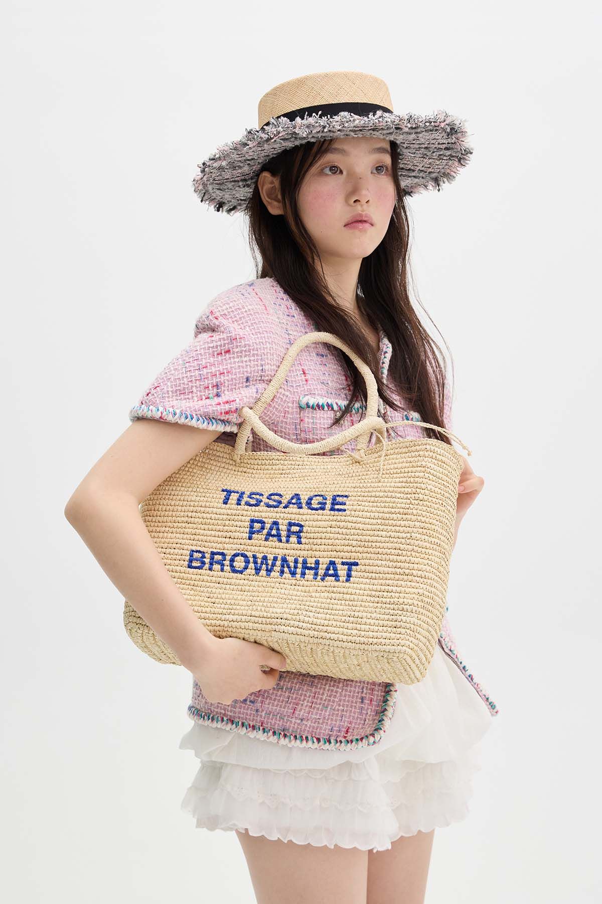브라운햇(BROWNHAT) 토트 스트로 백