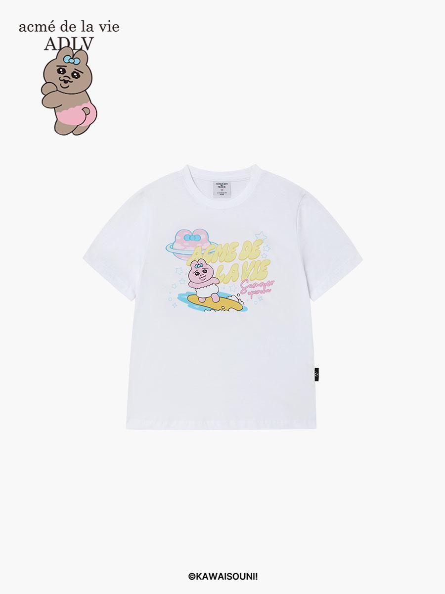 【ADLV】 SEASIDE RESORT OPANCHU USAGI SHORT SLEEVE T-SHIRT acme de la vie