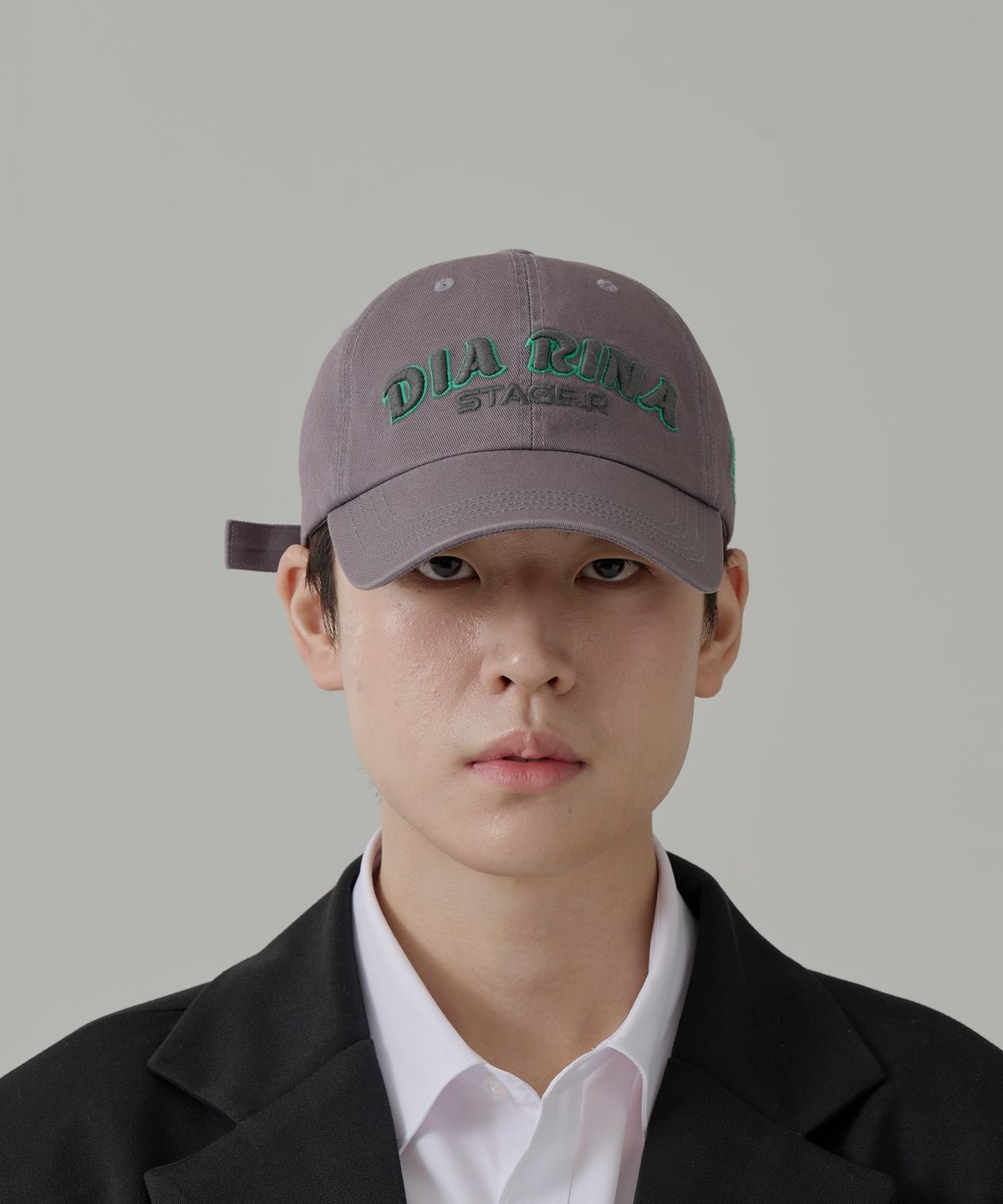 스테이지알(STAGE.R) 다이아리나 워싱 볼캡 [그레이]