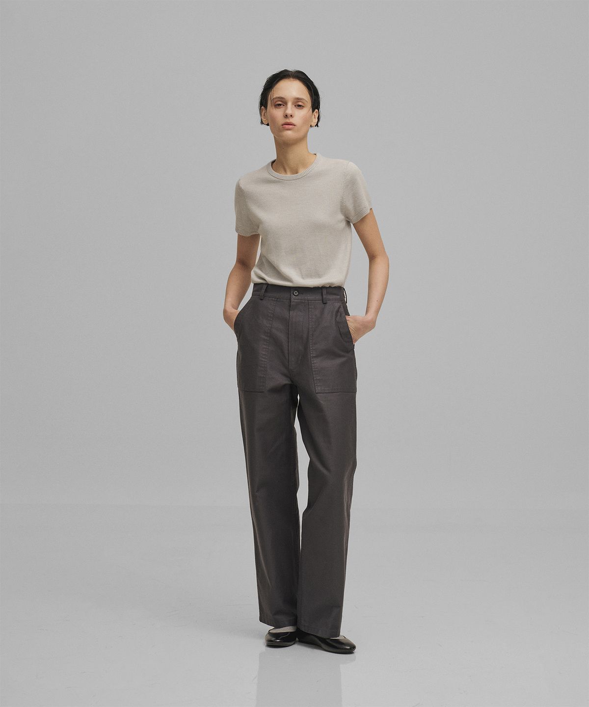 어나더오피스 우먼(ANOTHER OFFICE WOMEN) w. OrdinaryPullover(Silver)