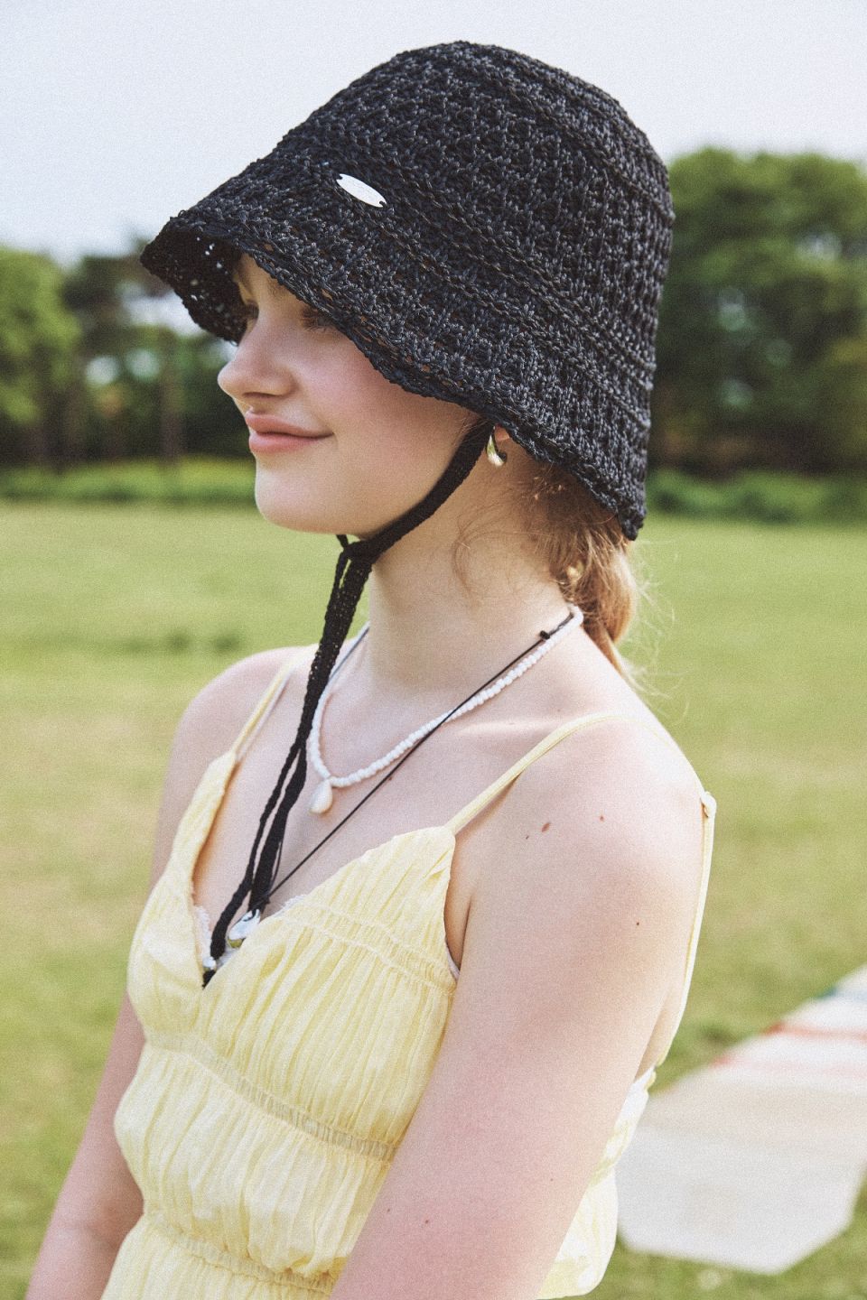 MUSINSA公式 | OTZ サマー ニット バケット ハット FLOTFA2H18