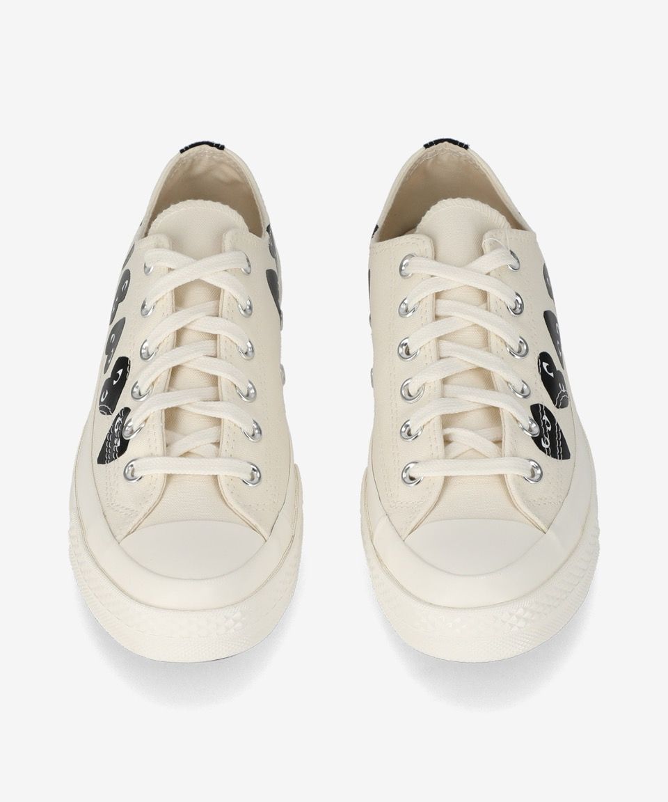 MUSINSA | COMME DES GARCONS PLAY Multi Heart Low-top Sneakers