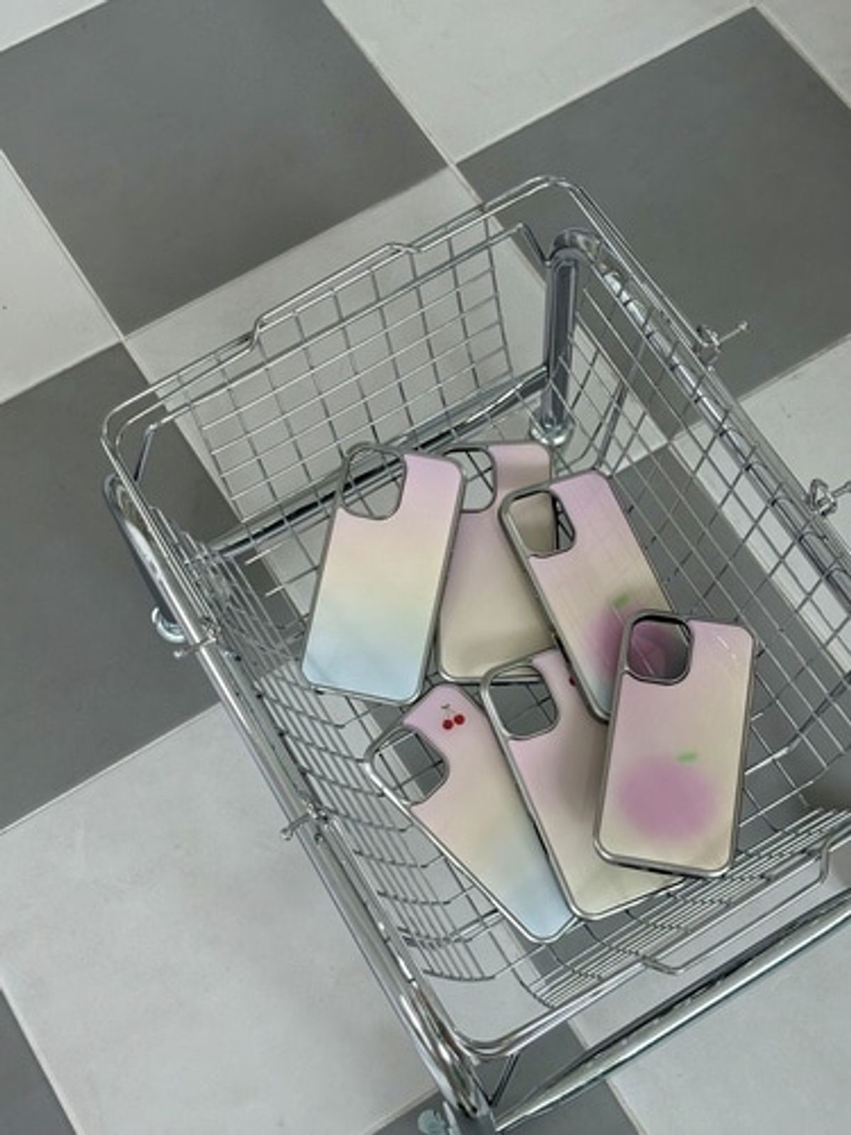 크림비(CREAMBEE) cotton candy silver epoxy case
