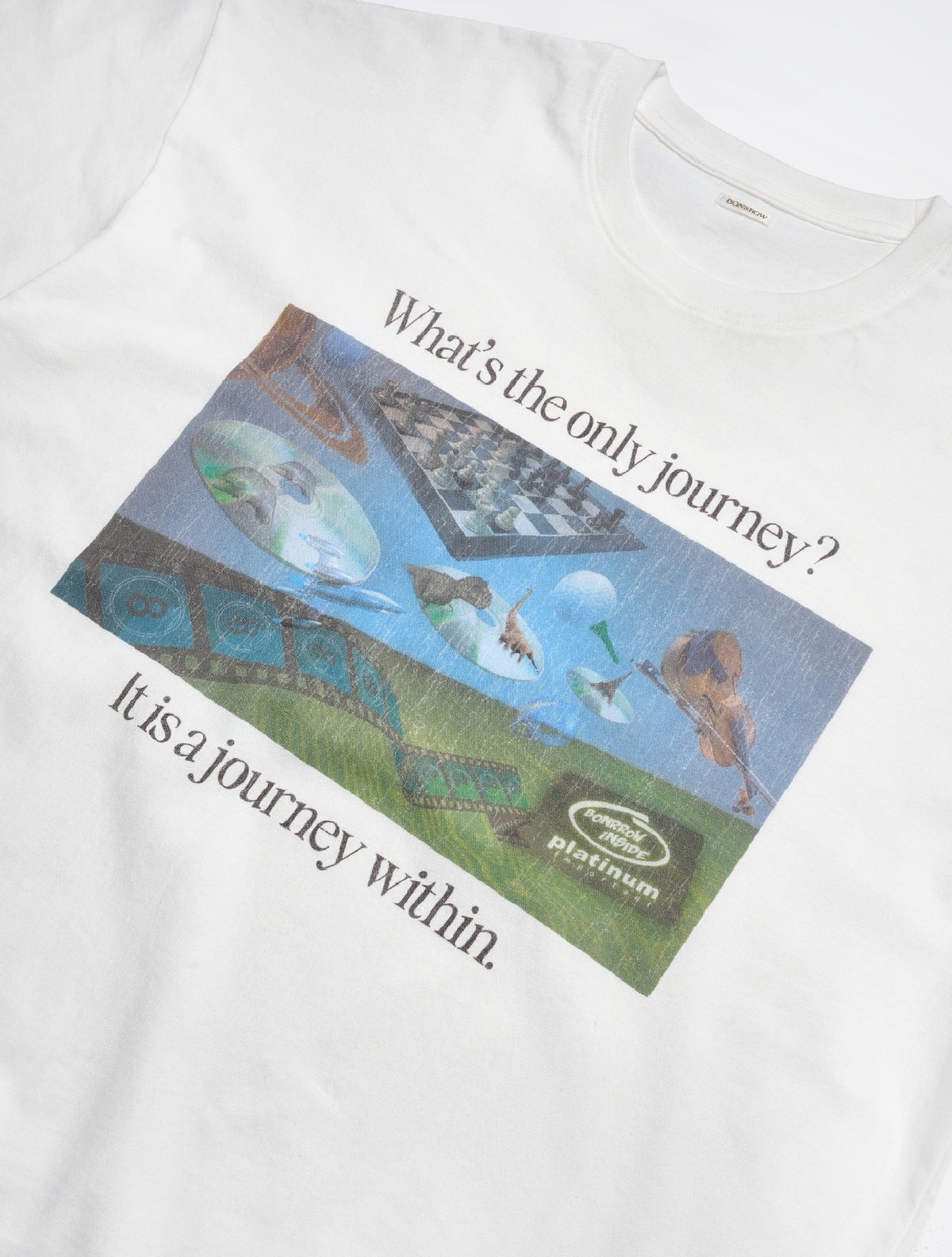 본로우(BONRROW) Millennium Tee_wh