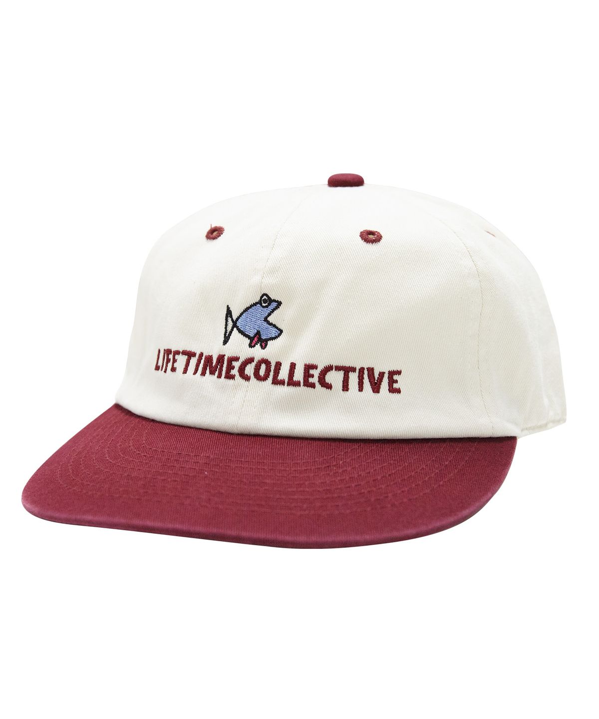 라이프타임콜렉티브(LIFETIMECOLLECTIVE) 스윔 칠 캡 모자 버건디