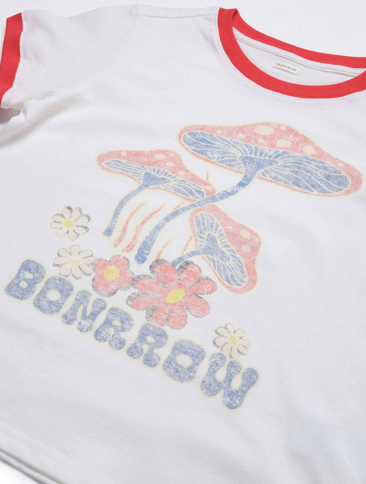 본로우(BONRROW) Crop Mushroom Tee