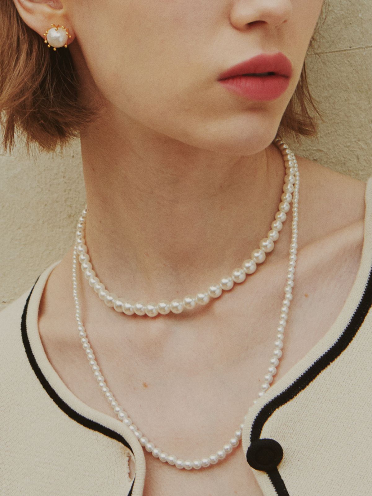 엘리오나(ELYONA) ELA 10 Necklace 엘라 클래식 진주목걸이