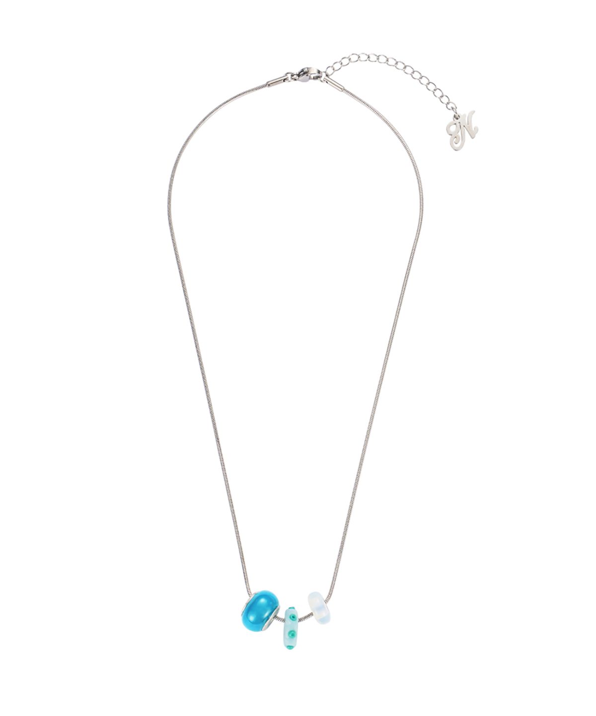 엔프프(NFF) cloud necklace-blue