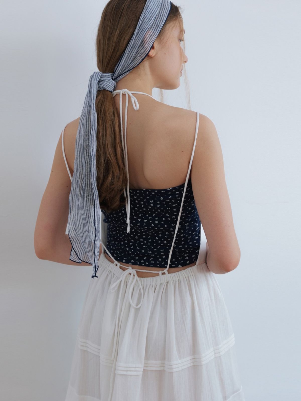 어나우트(UNNOUT) DETACHABLE COTTON MAXI DRESS IVORY