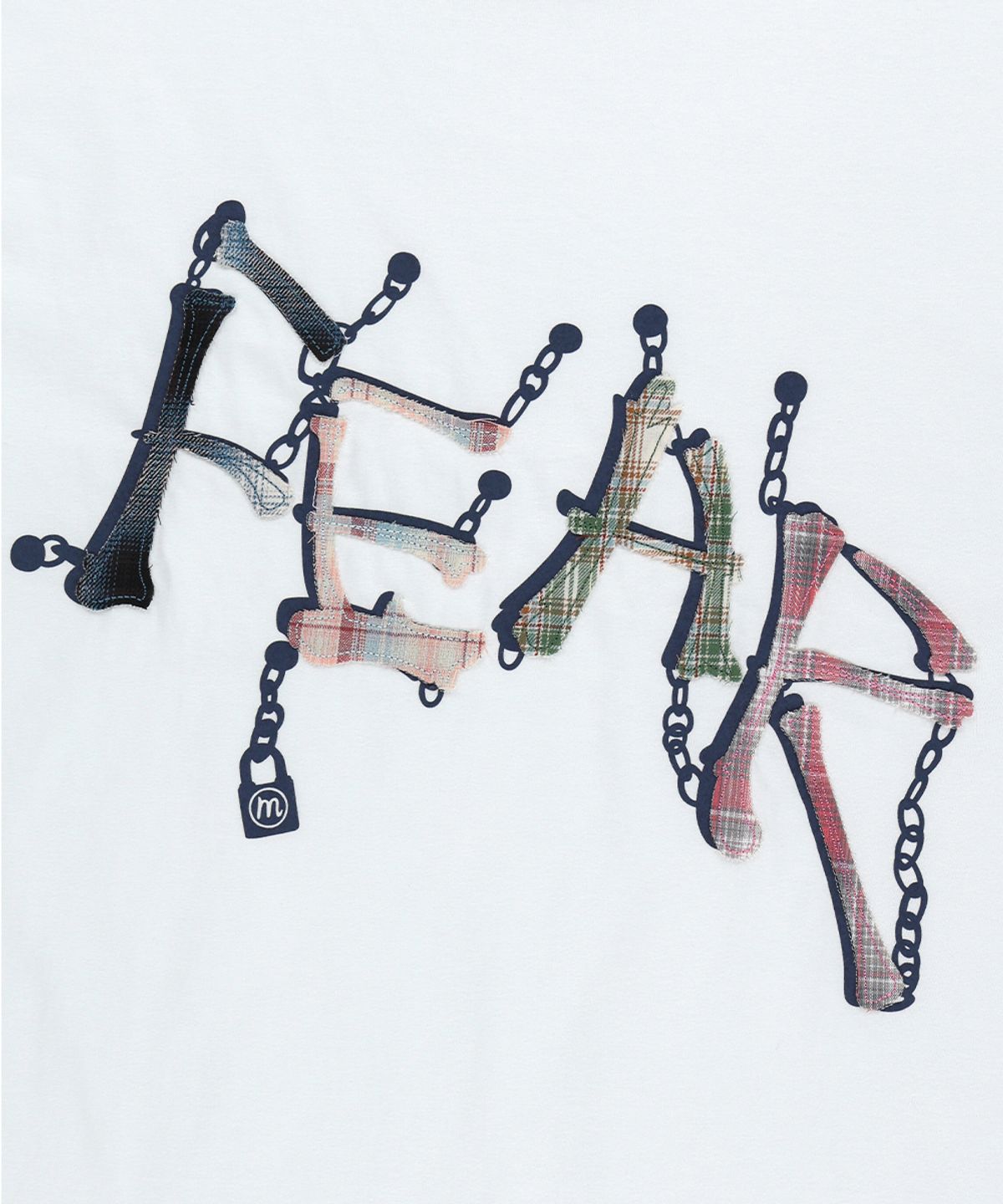 마하그리드(MAHAGRID) BONES N CHAIN TEE WHITE(MG2FMMT547A)