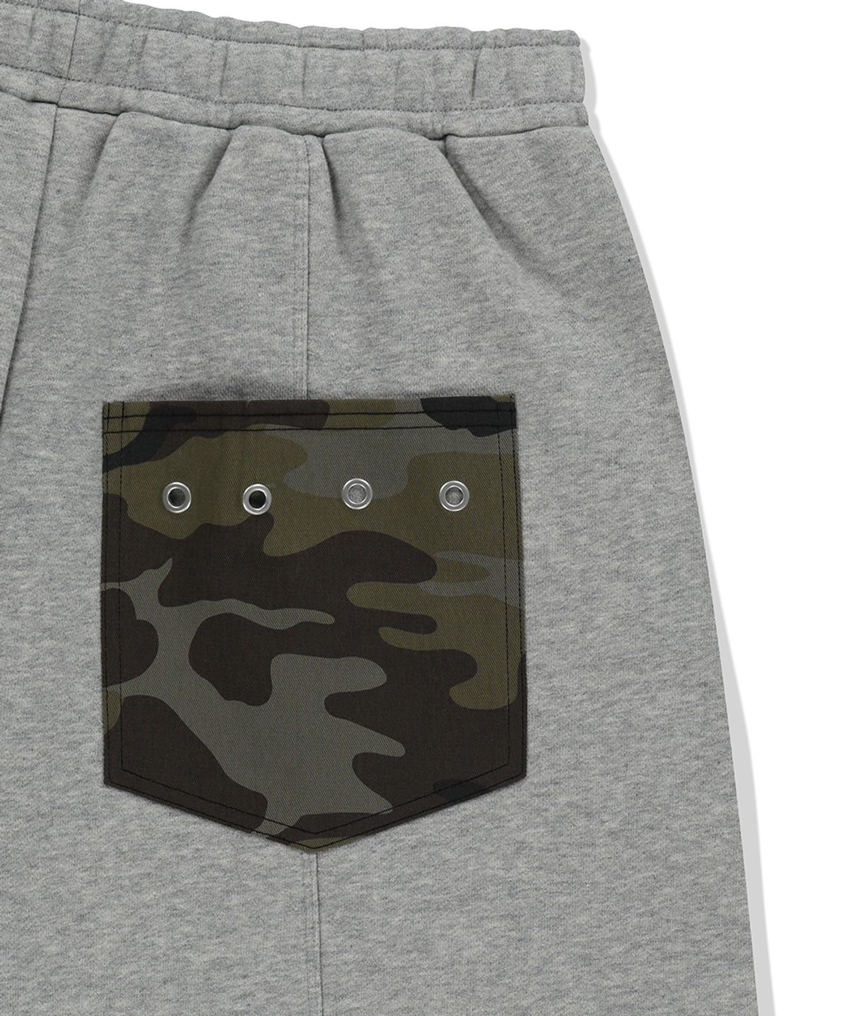 마하그리드(MAHAGRID) BERMUDA CAMO POCKET SWEATSHORT GREY(MG2FMMPA05A)