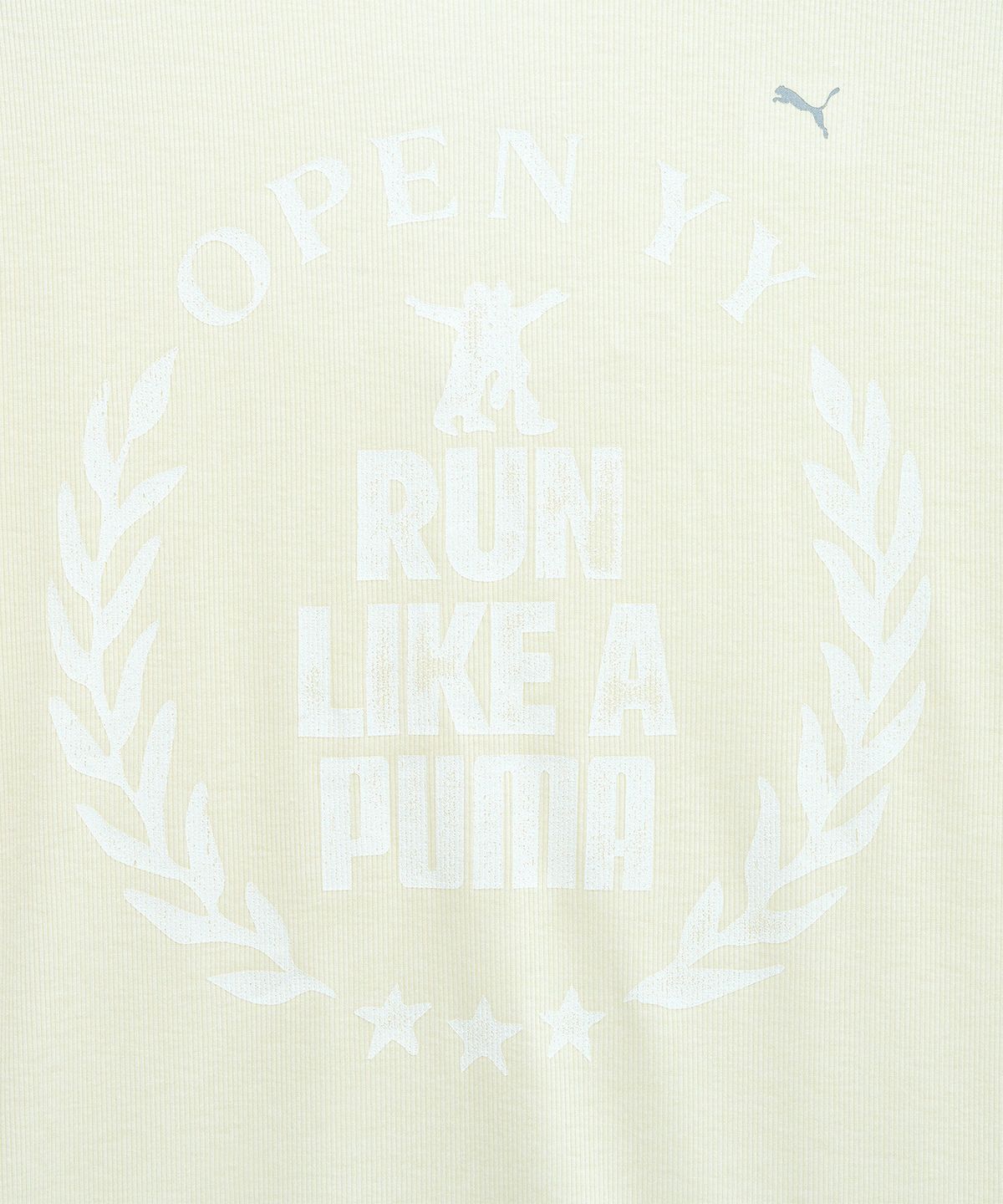 푸마(PUMA) 푸마 x OPEN YY 하프 슬리브 탑 - 피지라이트 / 950523-05