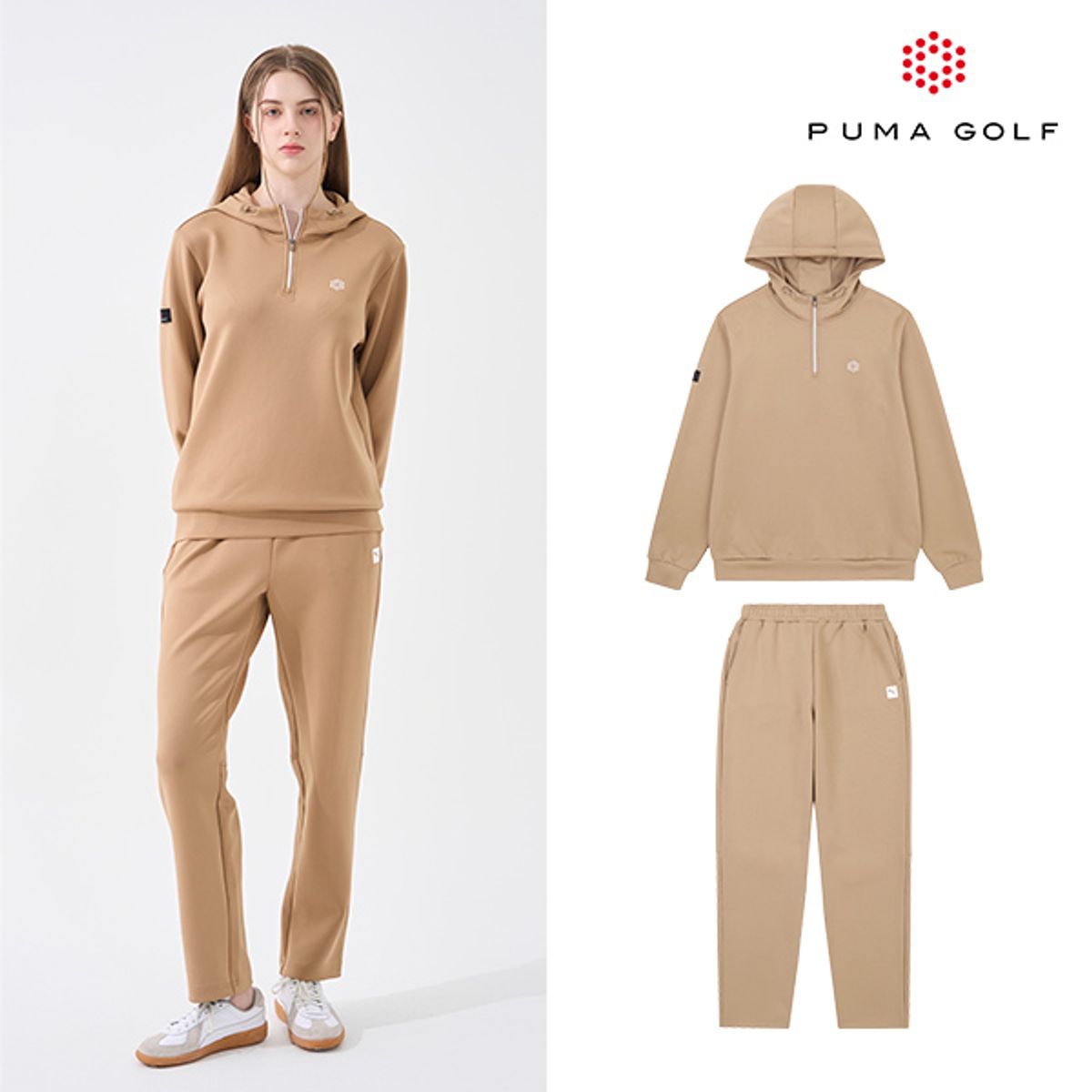 푸마 골프(PUMA GOLF) 우븐 트레이닝셋업 여성 2color