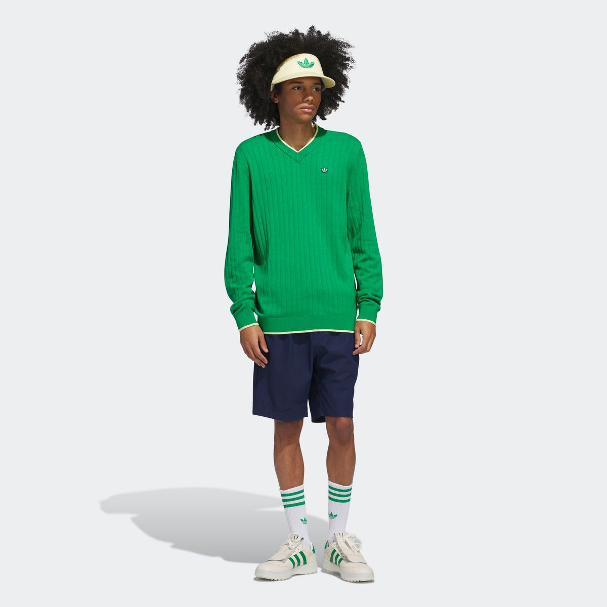 아디다스 골프(ADIDAS GOLF) 오리지널스 캐시미어 니트 스웨터 JP1194