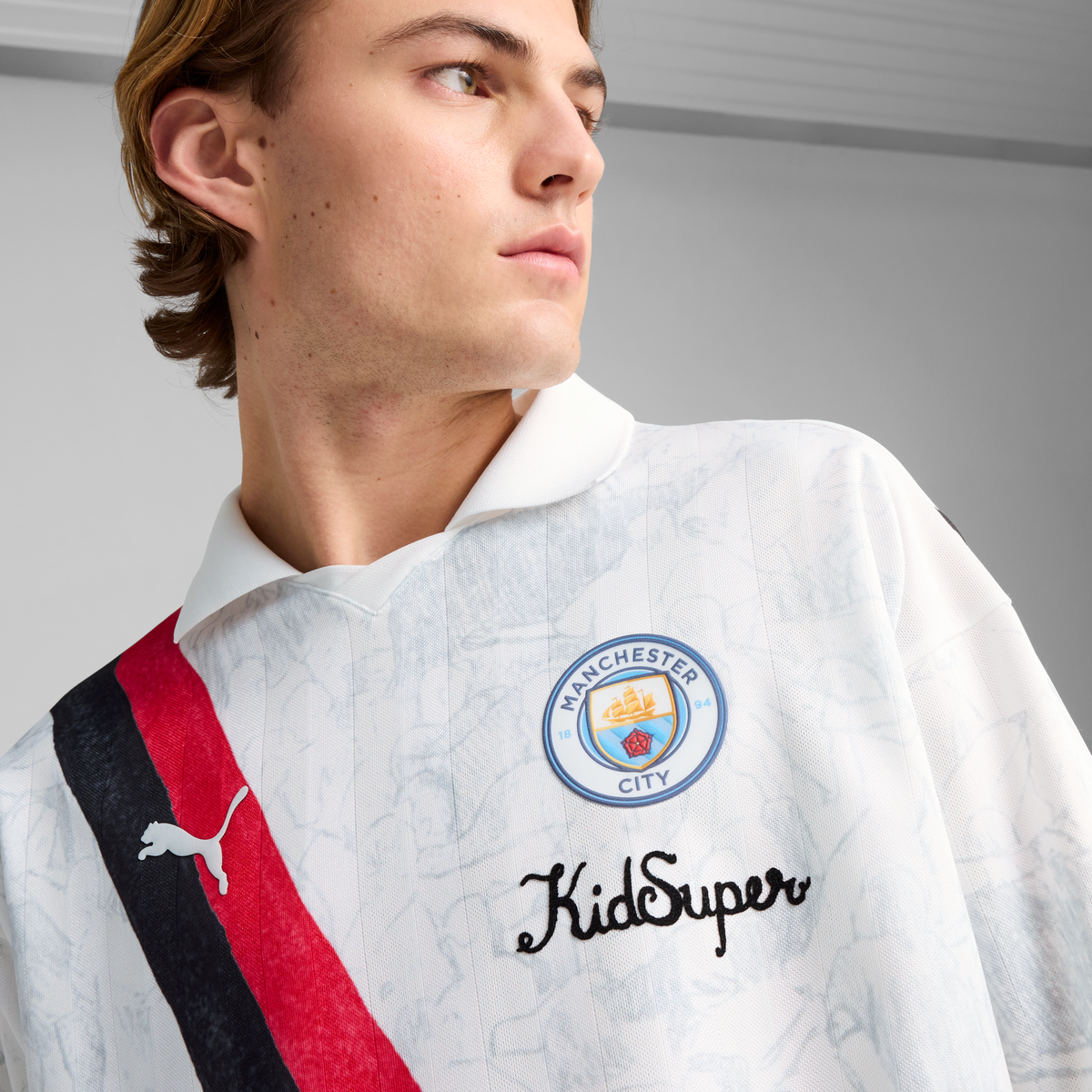푸마(PUMA) 키드슈퍼 MCFC LS 레트로 셔츠 KIDSUPER MCFC LS Retro Shirt (60685007)