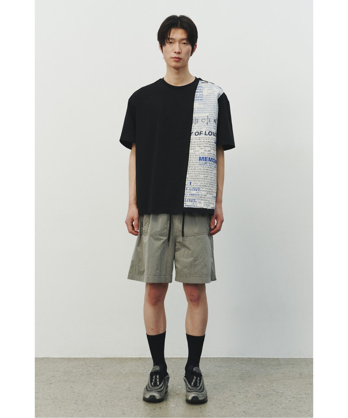 래코드(RECODE) Puzzle Track Shorts_RKPAM25625SVX
