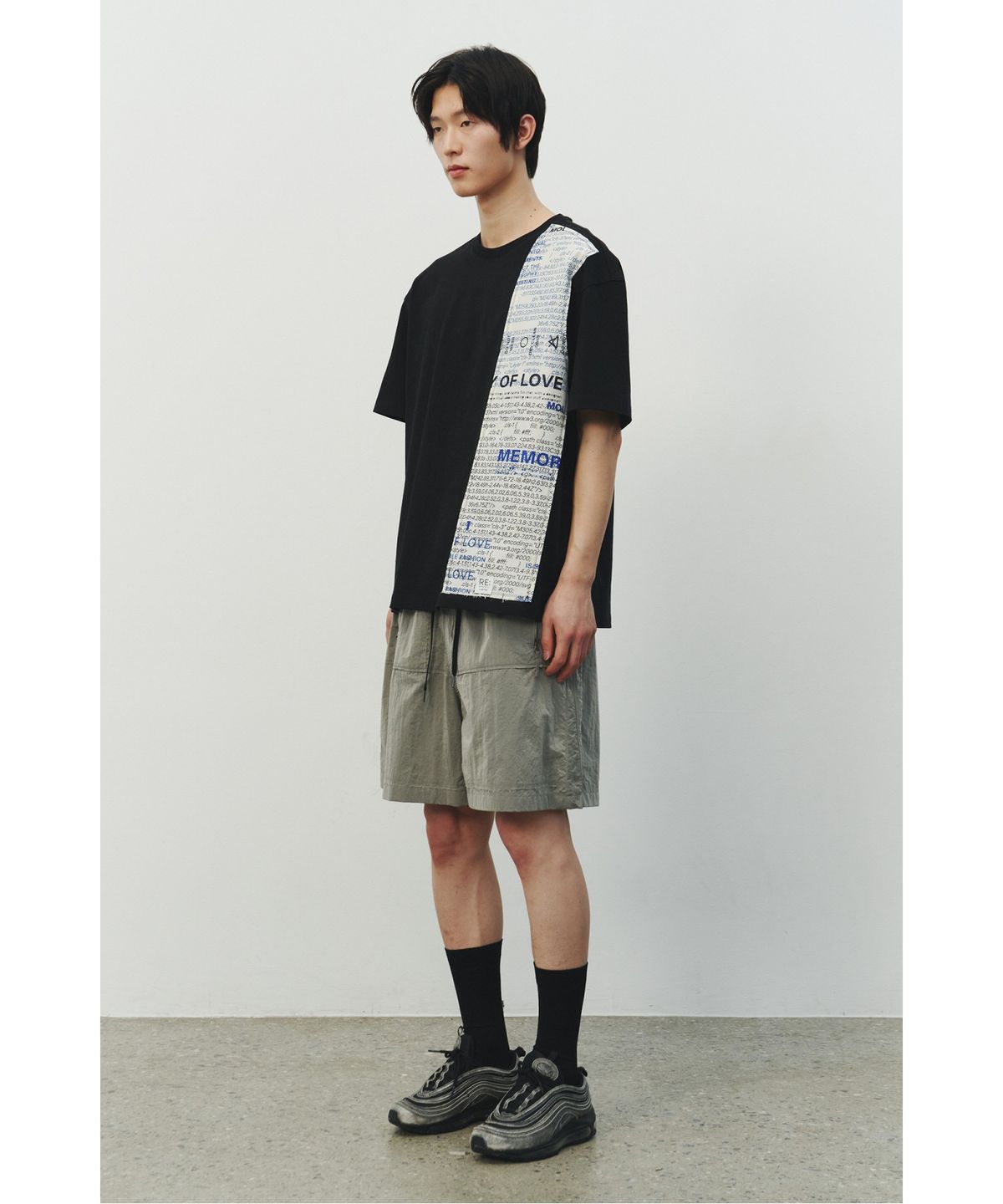 래코드(RECODE) Puzzle Track Shorts_RKPAM25625SVX