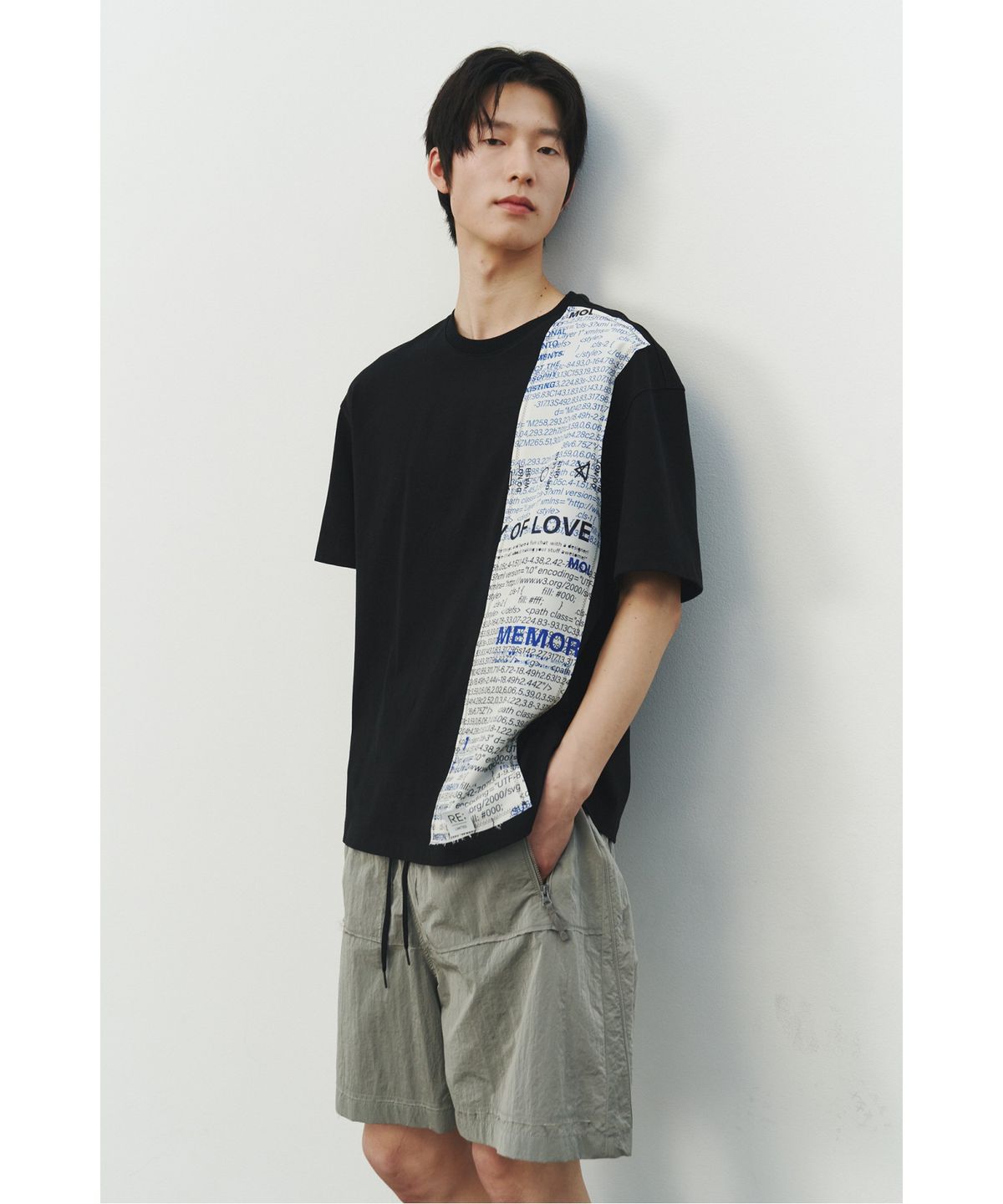 래코드(RECODE) Puzzle Track Shorts_RKPAM25625SVX