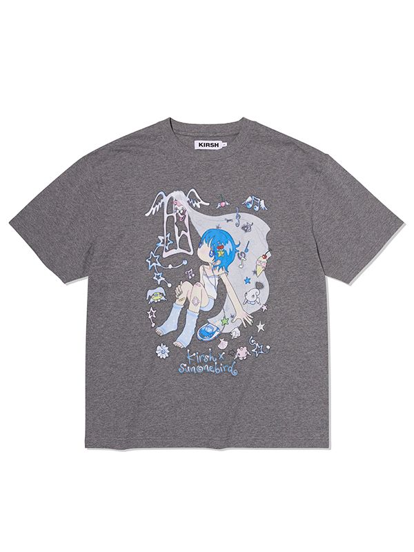 ★KIRSH★ Kirsh X Sun One Bird Full Print Big Oversized T-Sh MUSINSA | KIRSH Kirsh x Sun One Bird Main Graphic Big