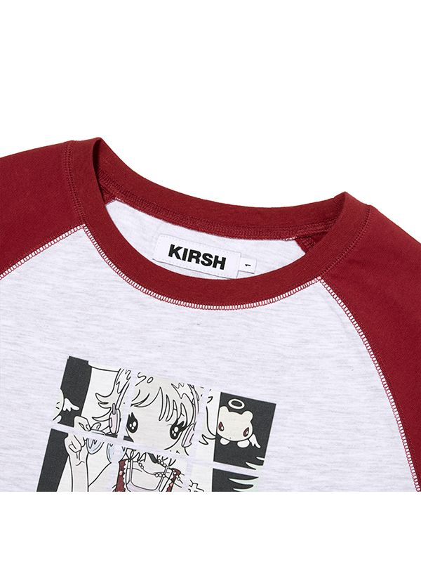 MUSINSA | KIRSH Kirsh x Sunwonbird Semi Cropped Raglan T