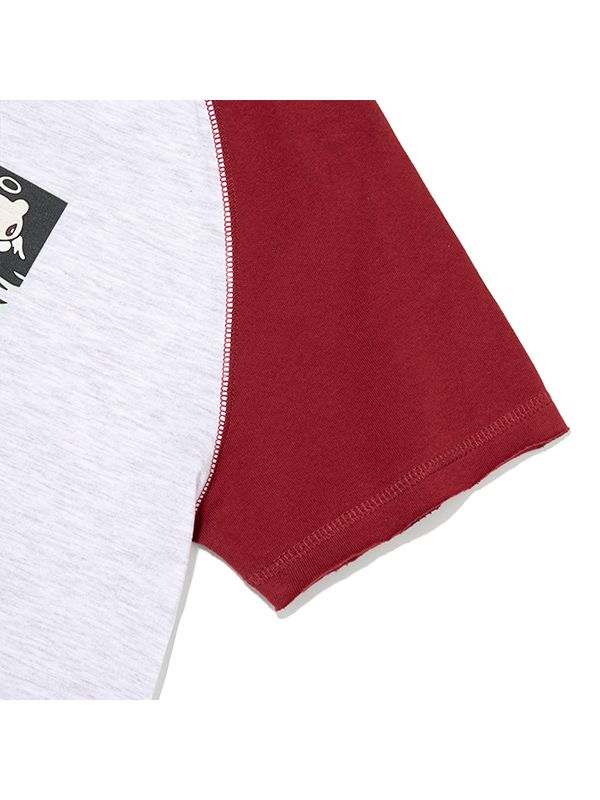 Tシャツ・カットソー [KIRSH X SUNONEBIRD2] SEMI CROP RAGLAN T-SHIRT MUSINSA | KIRSH Kirsh x Sunwonbird Semi Cropped Raglan T