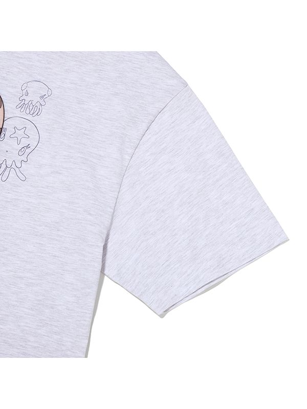 ★KIRSH★ Kirsh X Sunwon Bird Angel Girl Loose Fit T-Shirt W MUSINSA | KIRSH Kirsh x Sunwon Bird Angel Girl Loose Fit T