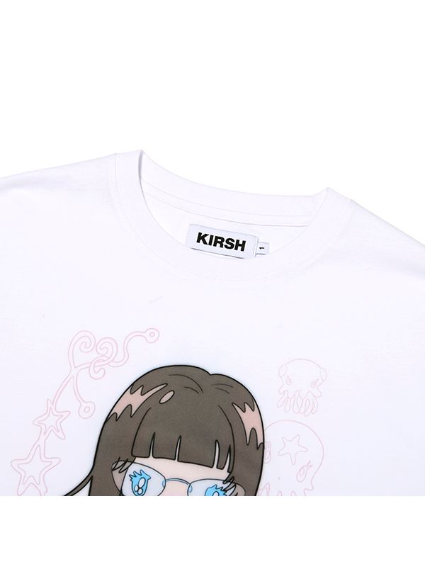 ★KIRSH★ Kirsh X Sunwon Bird Angel Girl Loose Fit T-Shirt W MUSINSA | KIRSH Kirsh x Sunwon Bird Angel Girl Loose Fit T