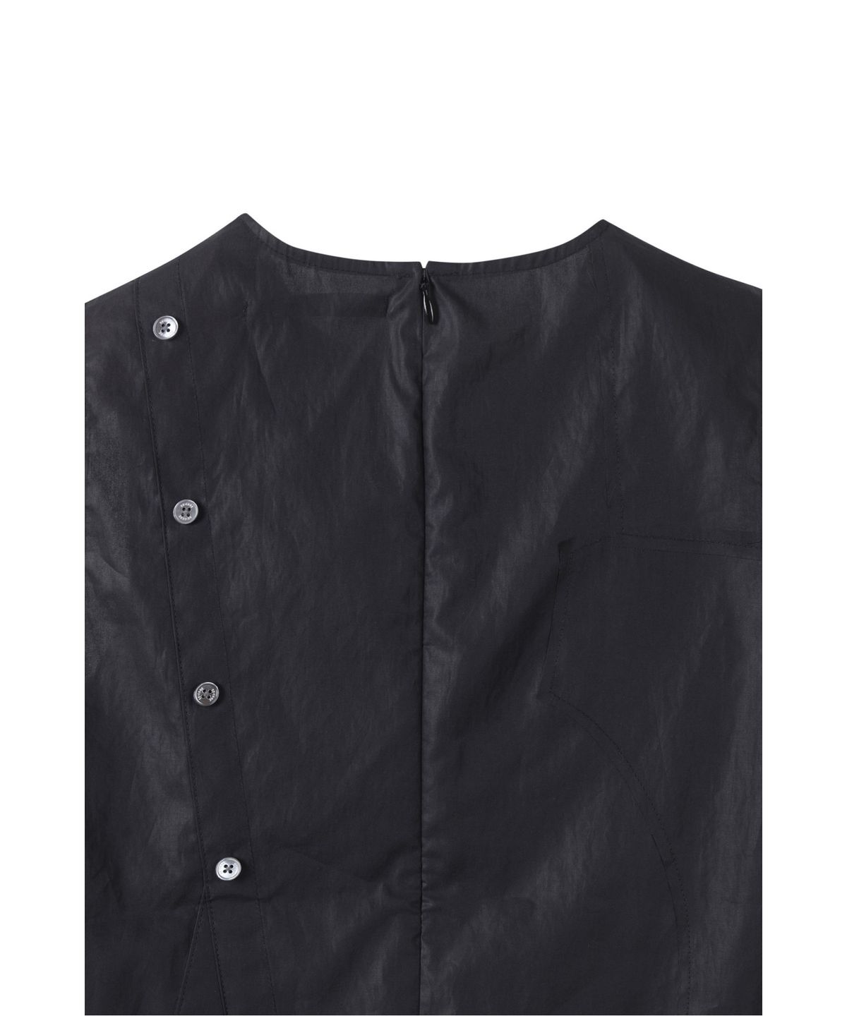 래코드(RECODE) Puzzled Shirts Detail Top_RQTAM25524BKX