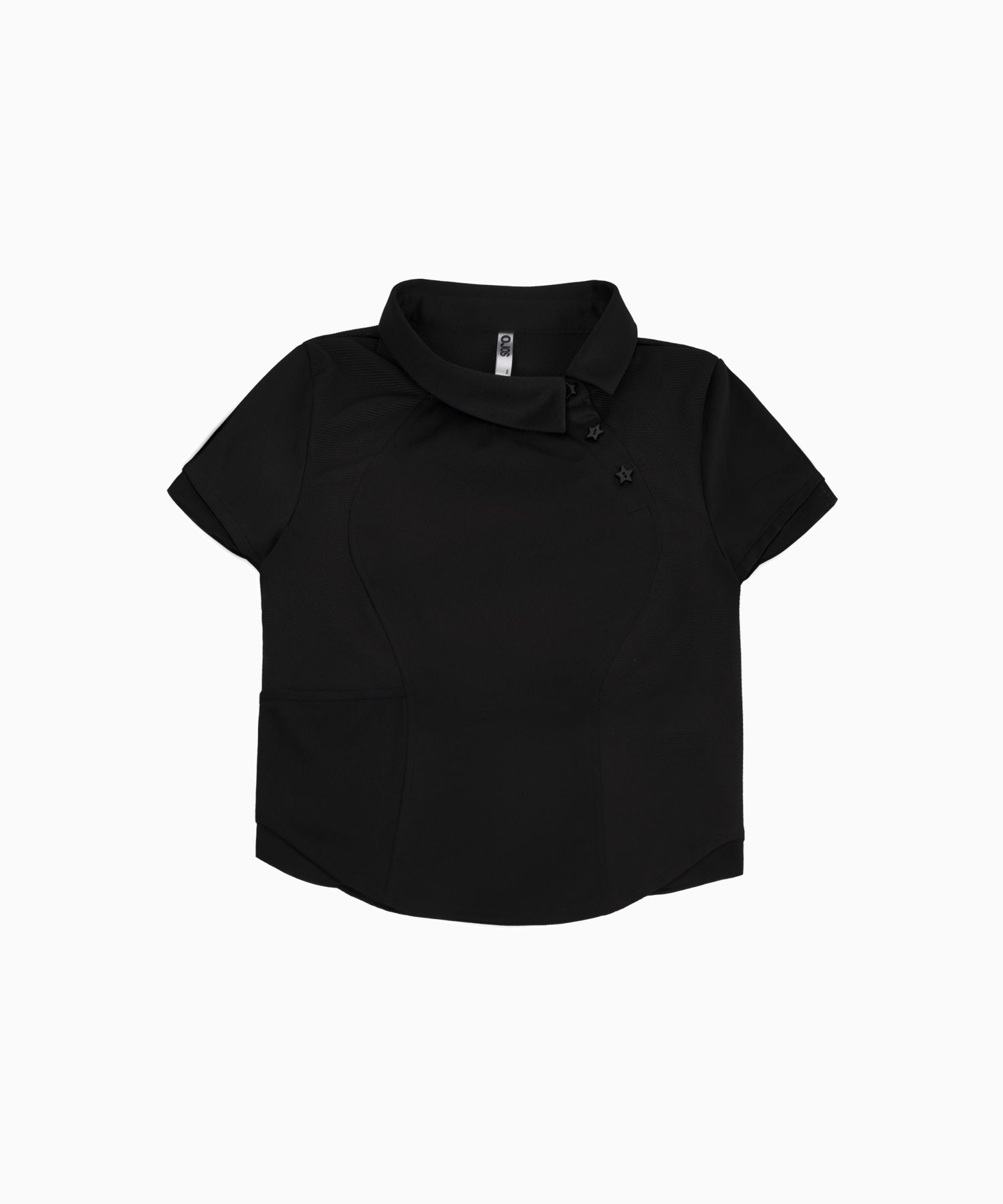 오호스(OJOS) Side Neck Collar T / Black - 사이즈 & 후기 | 무신사