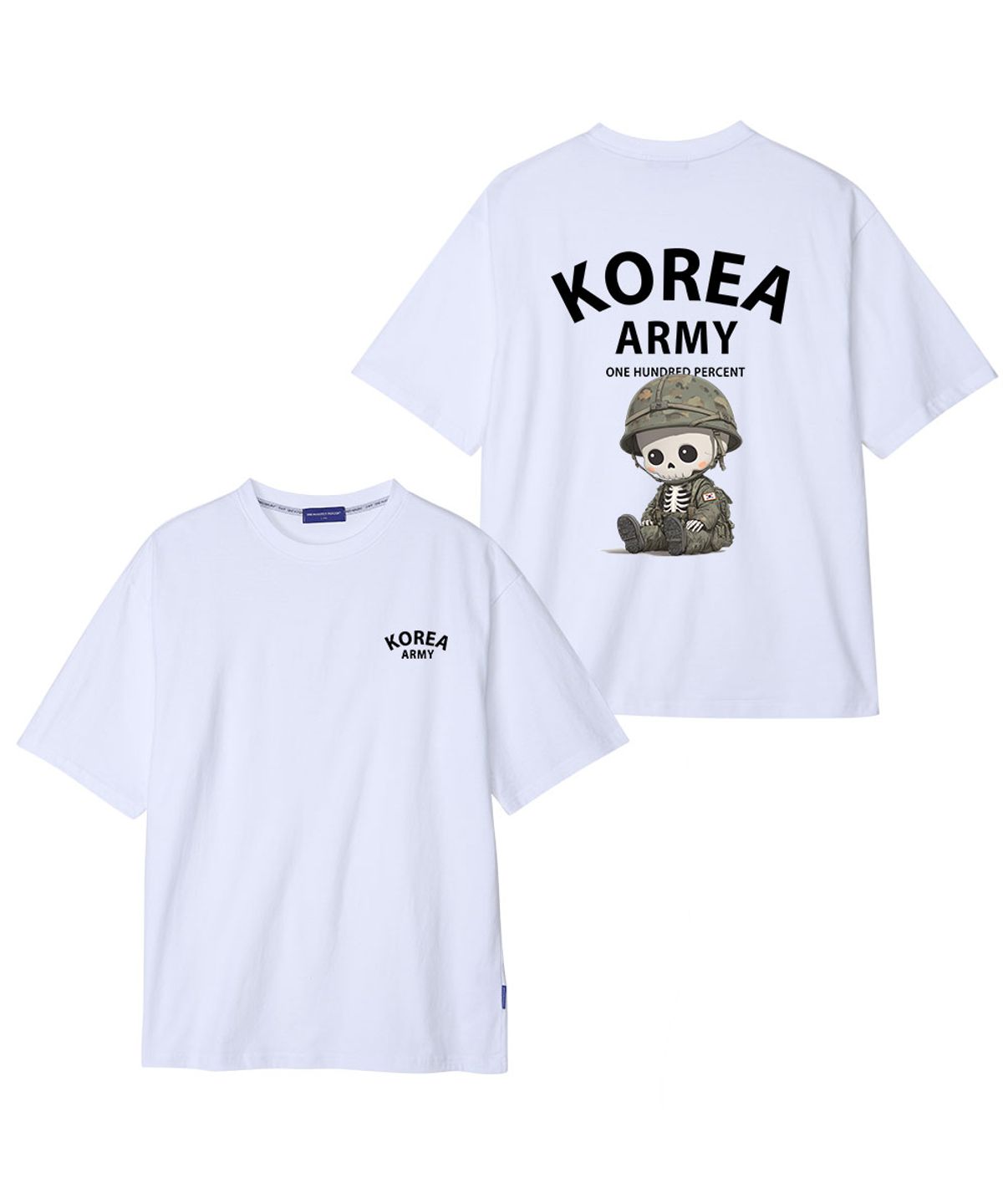 원헌드레드퍼센트(OHP) OHPxVORIN 코리아 아미 세미오버 반팔티6
