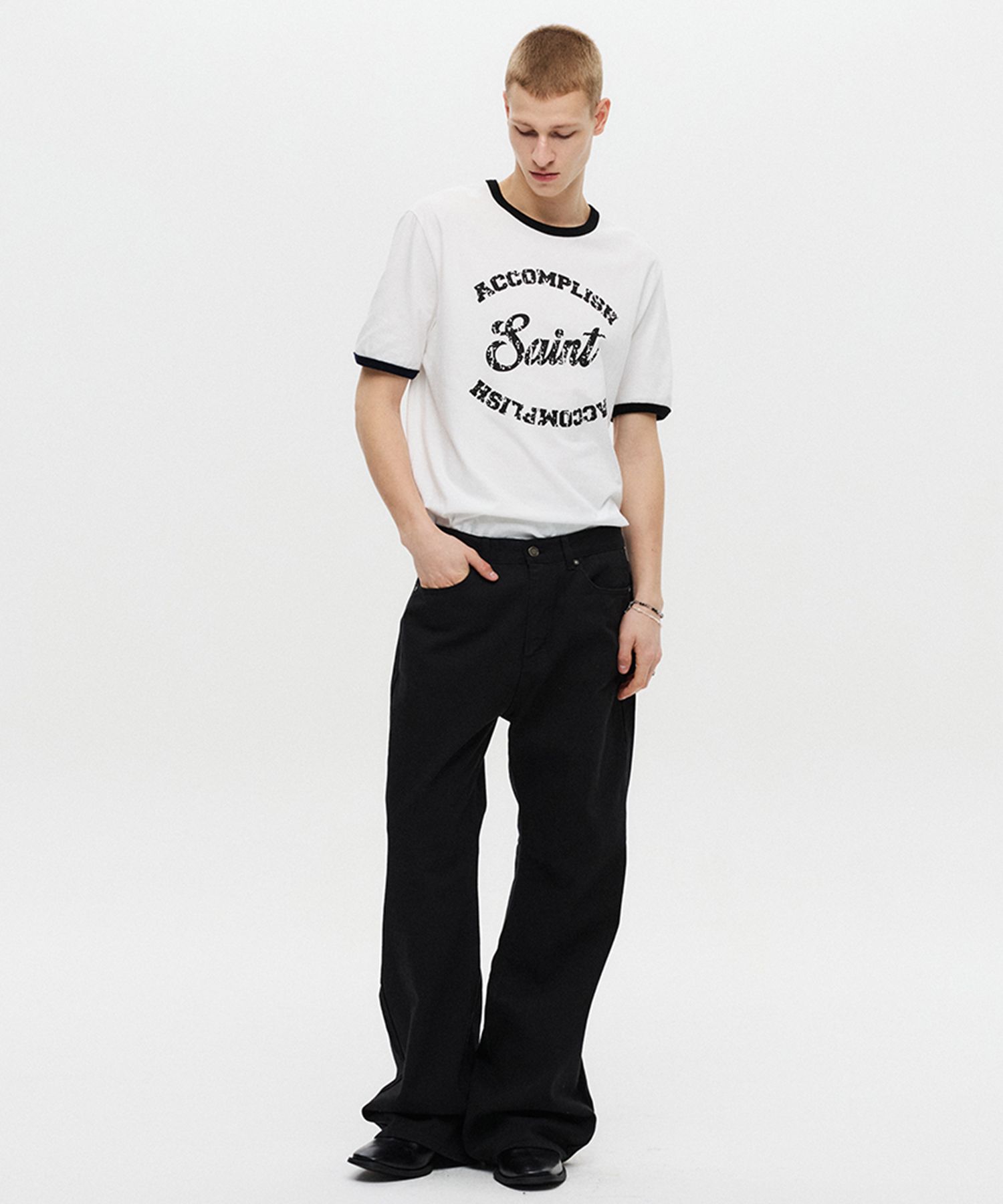[DNSR] Saint Silket Half Ringer T-Shirt /追跡付 Ringer T-shirt | DECASION