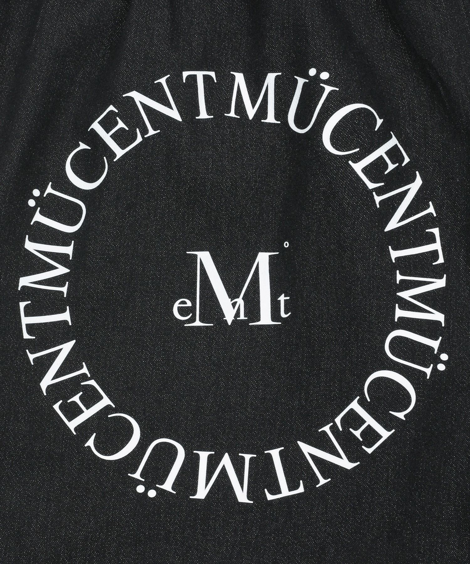 ☆韓国☆［MUCENT］ SIGNATURE ARC BACK LOGO DENIM PANTS Black MUSINSA | MUCENT Signature round back logo denim banding