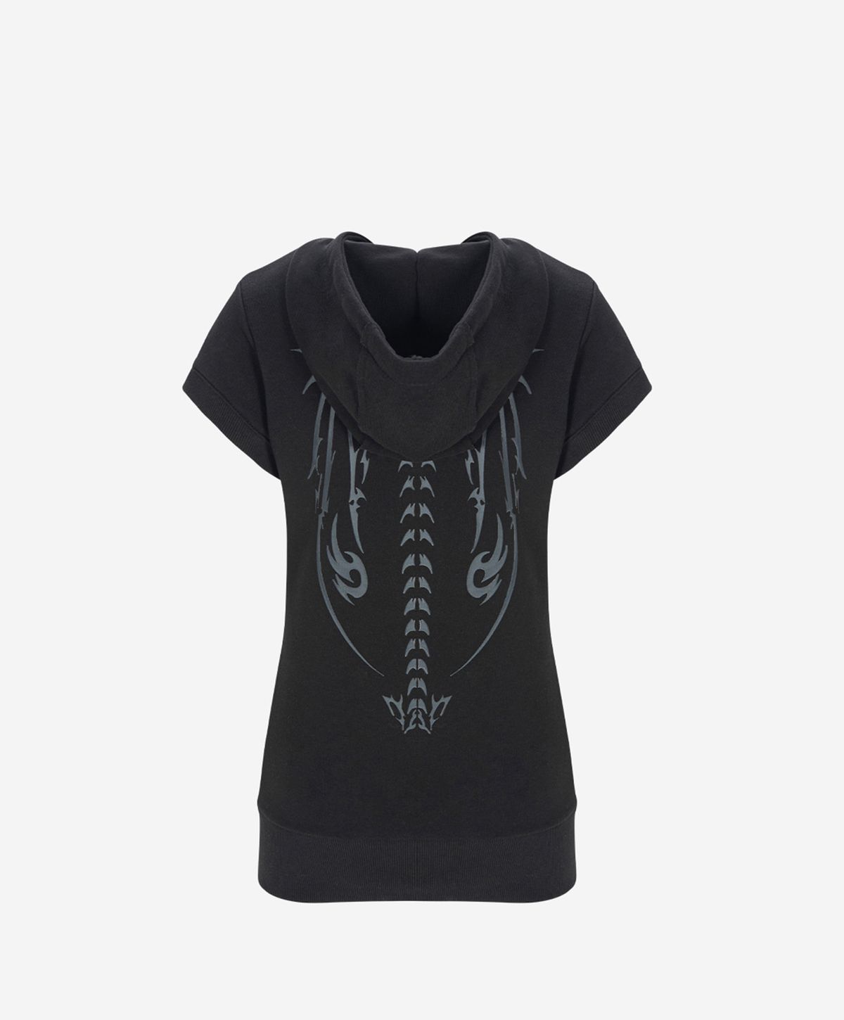 런던파퓸스 아카이브(LONDON PARFUMS ARCHIVE) DEVIL HOODIE with PIN BUTTON BLACK