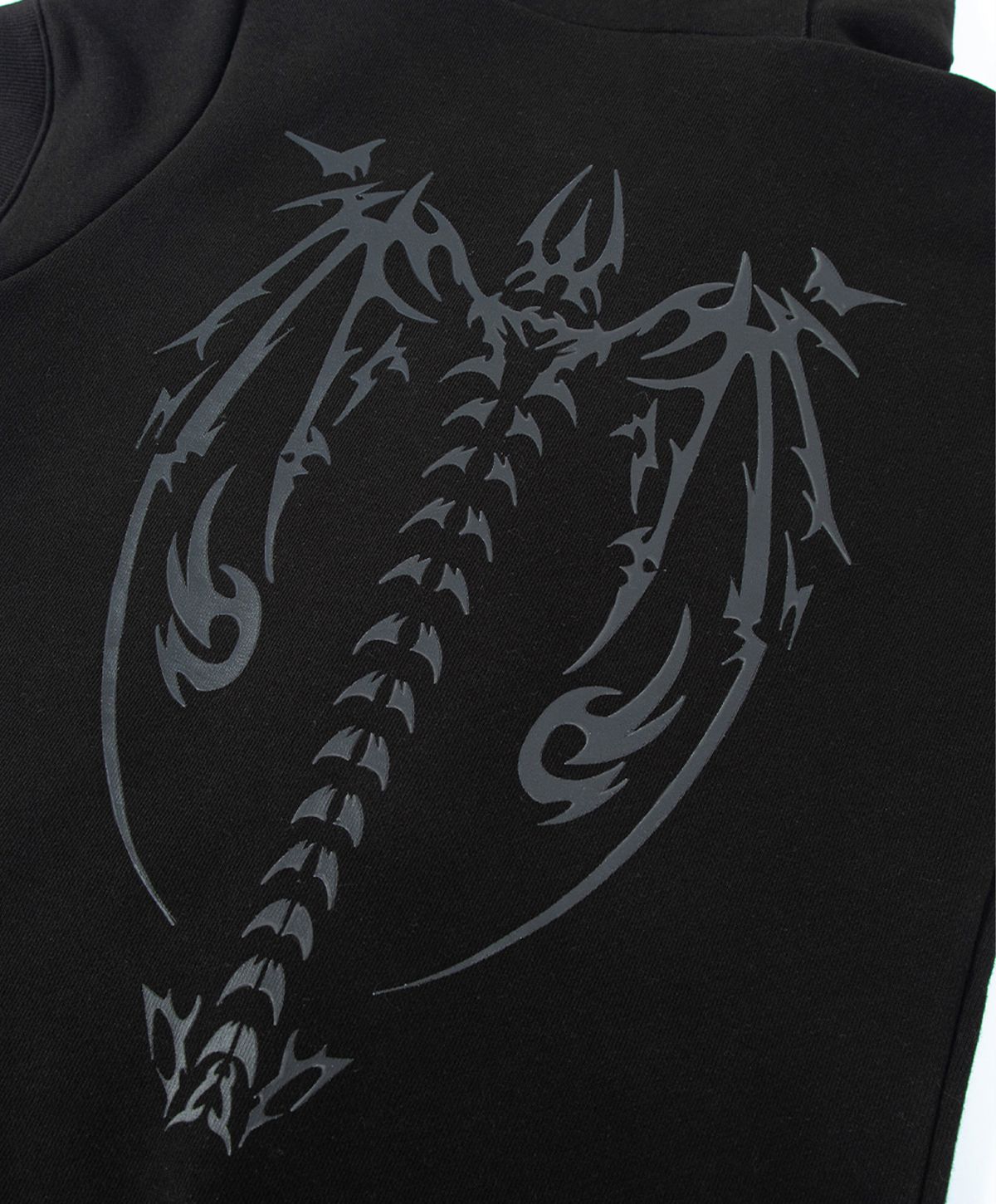 런던파퓸스 아카이브(LONDON PARFUMS ARCHIVE) DEVIL HOODIE with PIN BUTTON BLACK