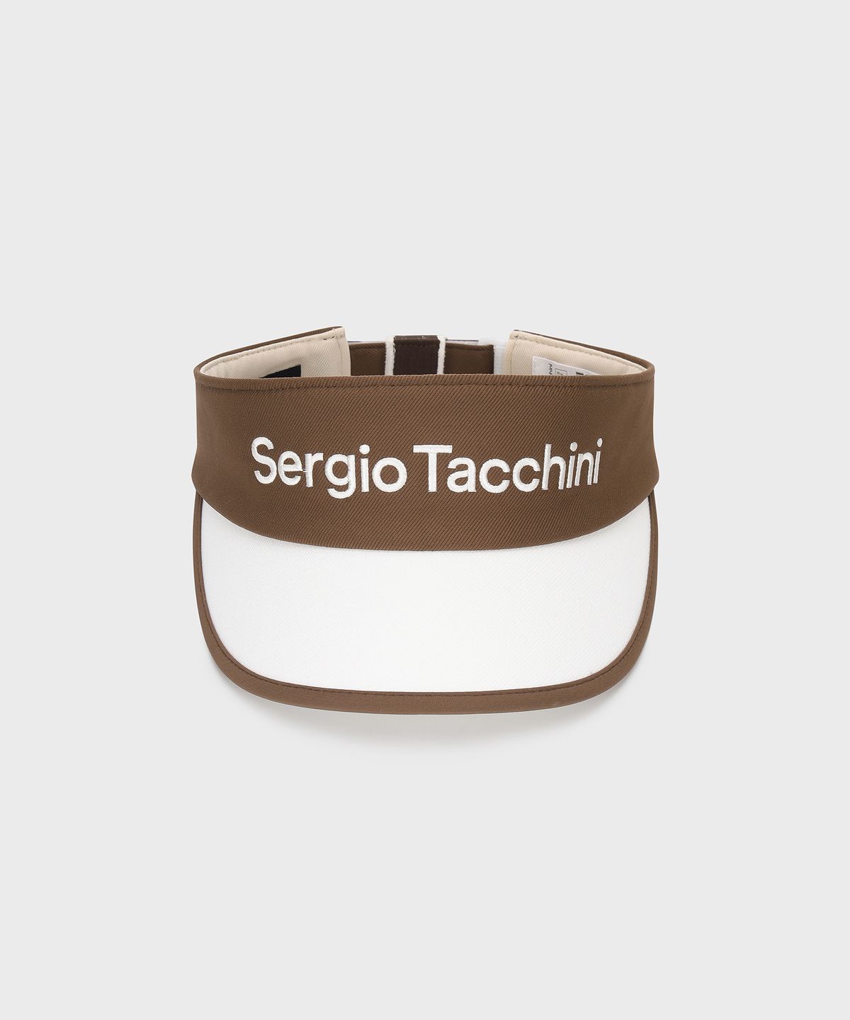 세르지오 타키니(SERGIO TACCHINI) W 리본 포인트 썬바이저 (Brown)