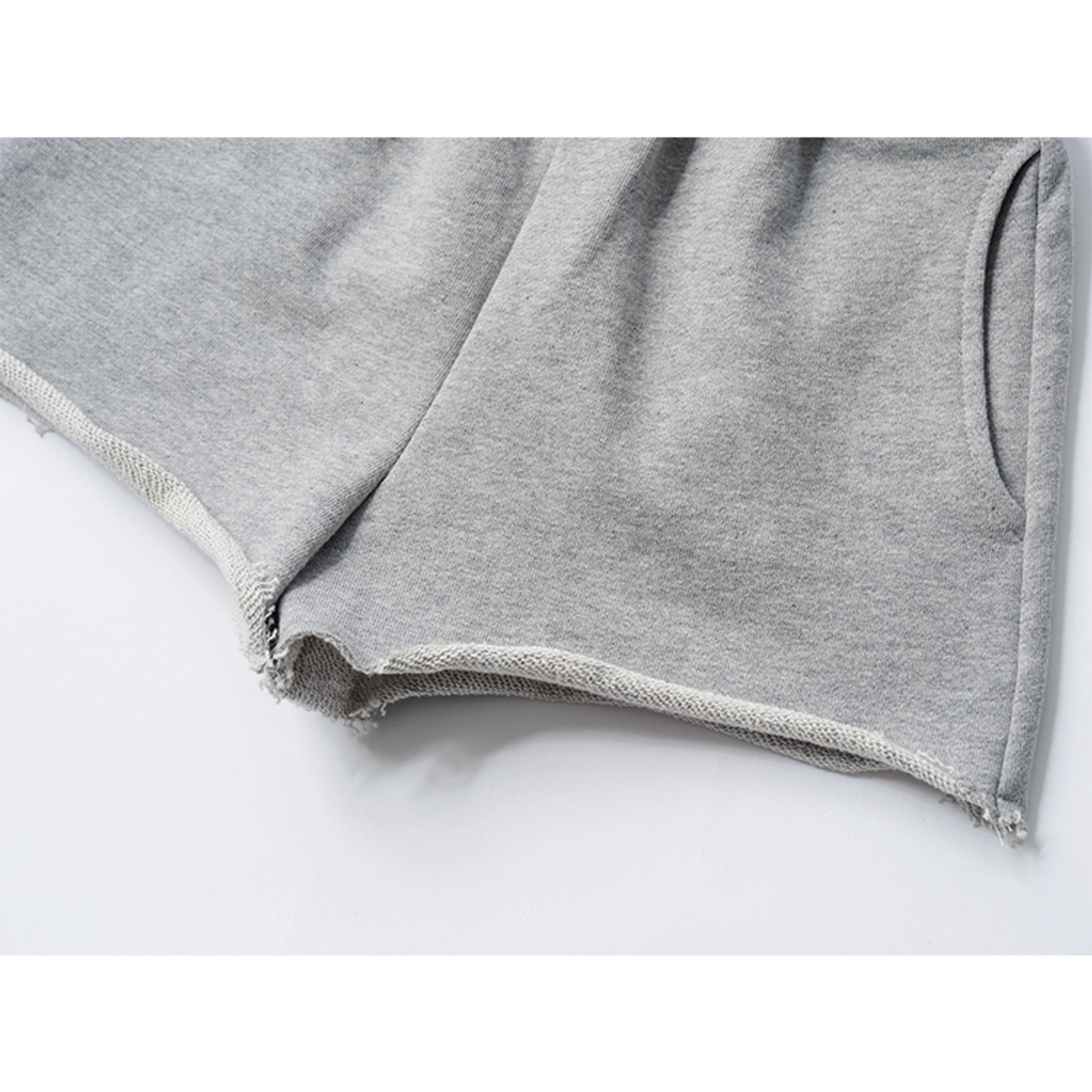 라메종드도도(LA MAISON DE DODO) DODO BASIC Simpler Sweatpants for Girls ( Melange Grey )_ 여아용 여름 반바지