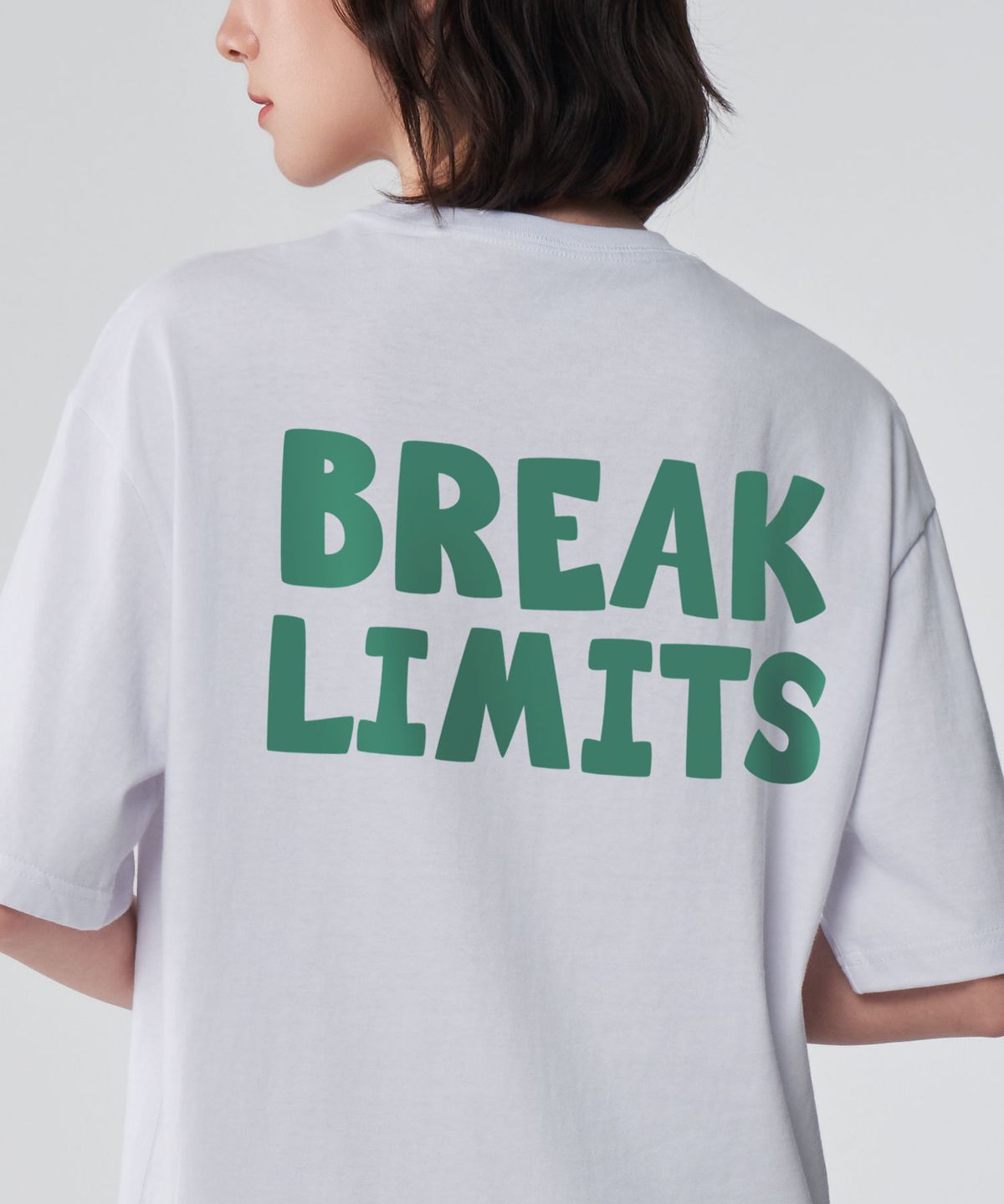 언탭트 스튜디오(UNTAPPED STUDIO) BREAK LIMITS 오버핏 반팔 티셔츠 4COLOR
