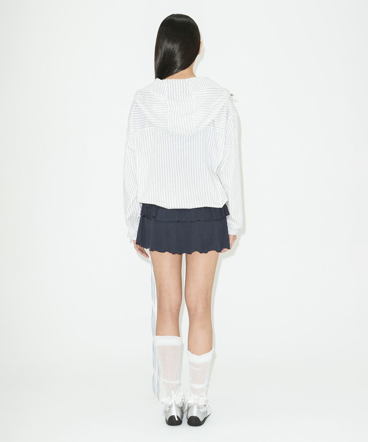라츠유(LOTSYOU) lotsyou_Fiona Windbreaker Stripe