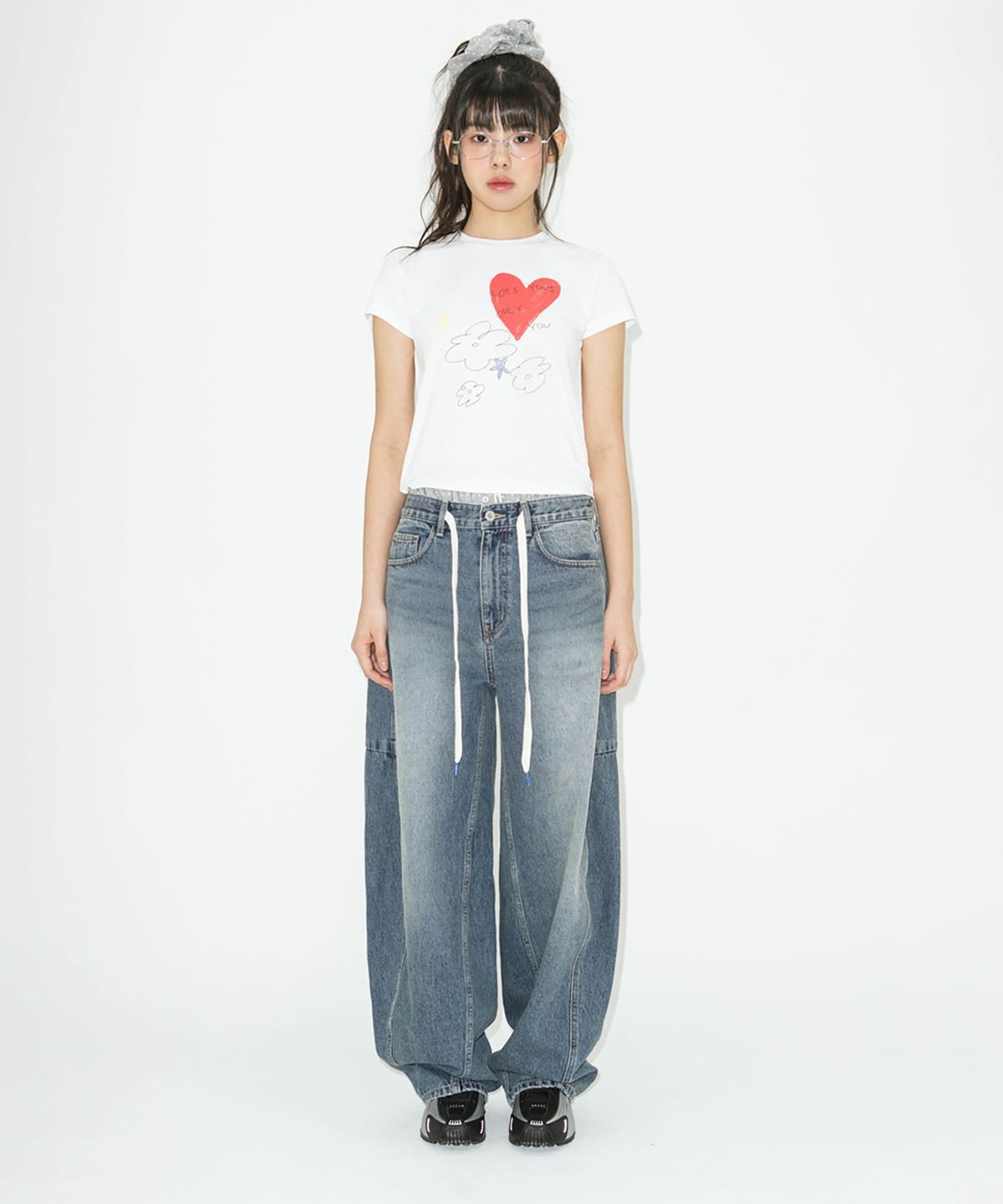 라츠유(LOTSYOU) lotsyou_Vintage strap denim