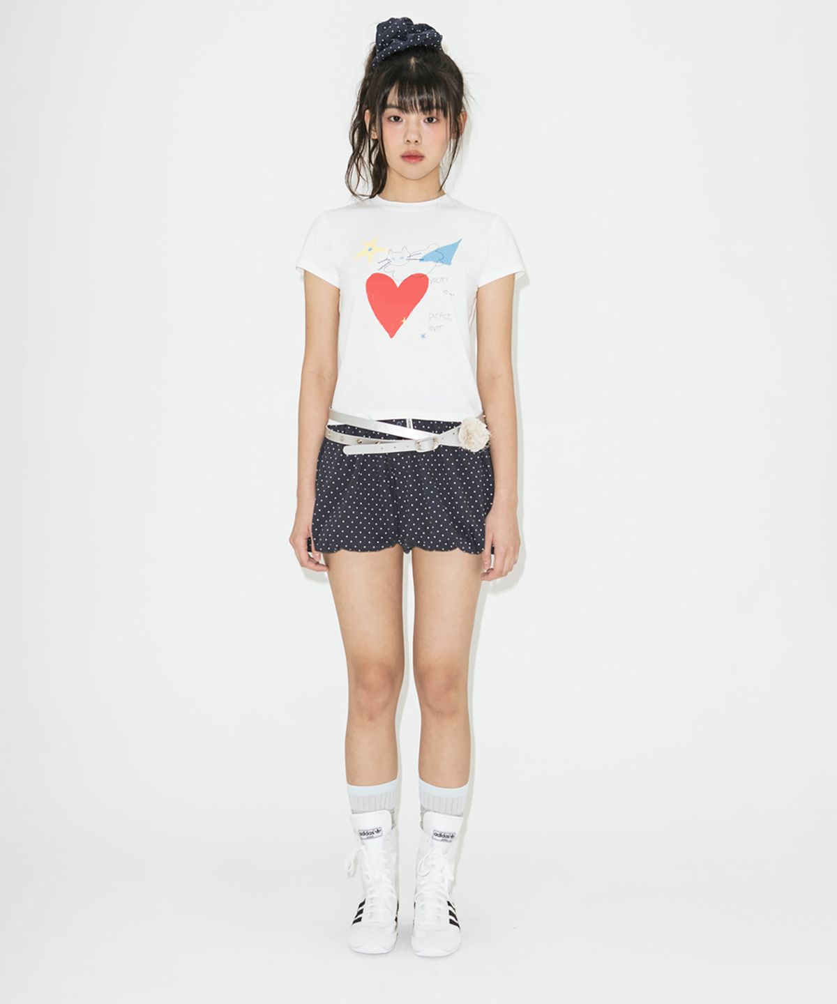 라츠유(LOTSYOU) lotsyou_Darlene Bloomer Shorts Navy
