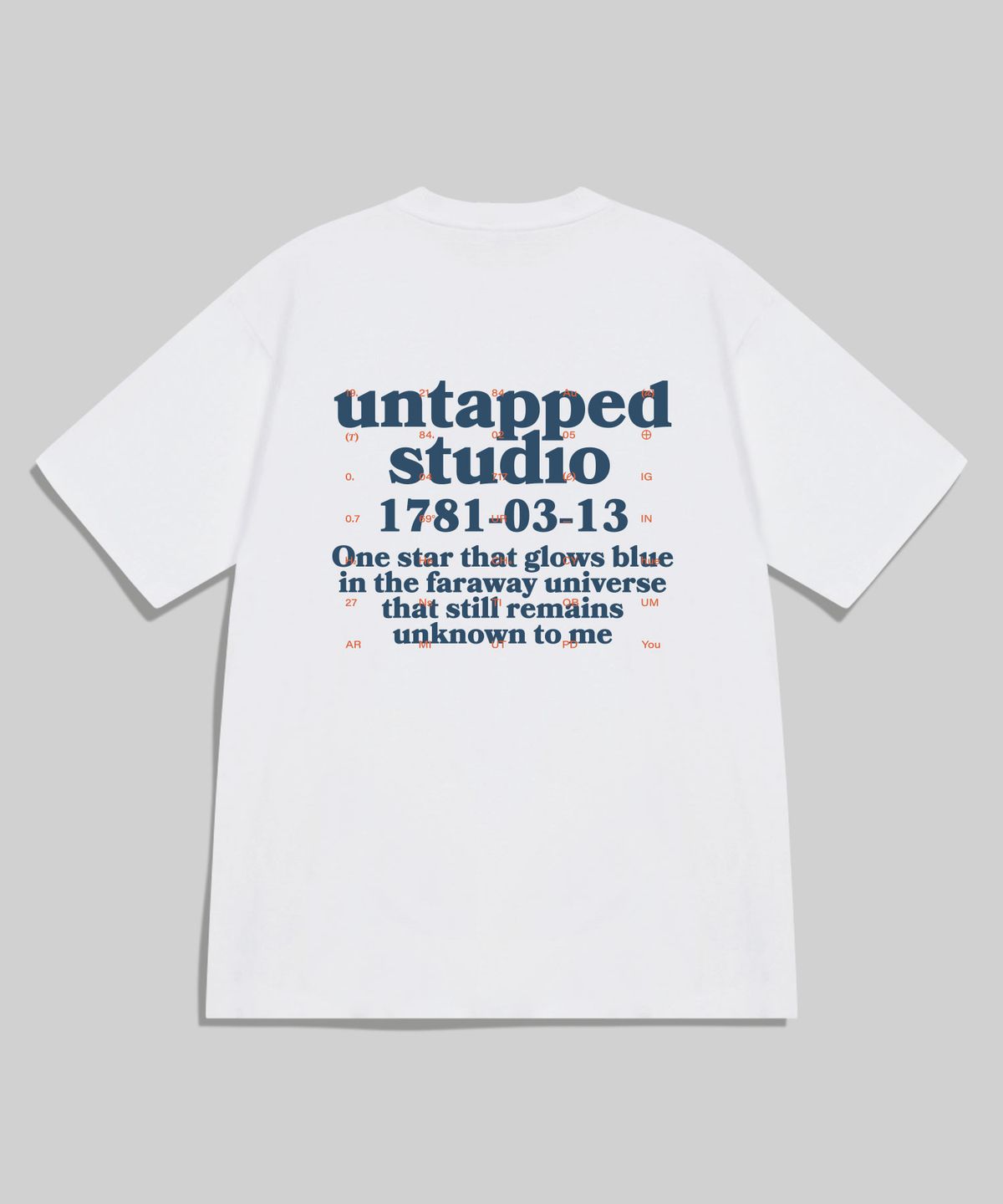 언탭트 스튜디오(UNTAPPED STUDIO) Glows Star 오버핏 반팔 티셔츠 6COLOR
