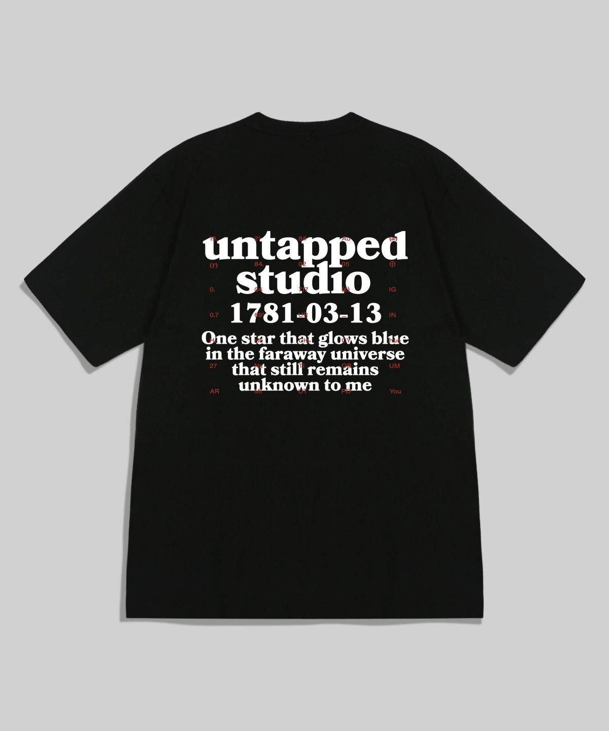 언탭트 스튜디오(UNTAPPED STUDIO) Glows Star 오버핏 반팔 티셔츠 6COLOR