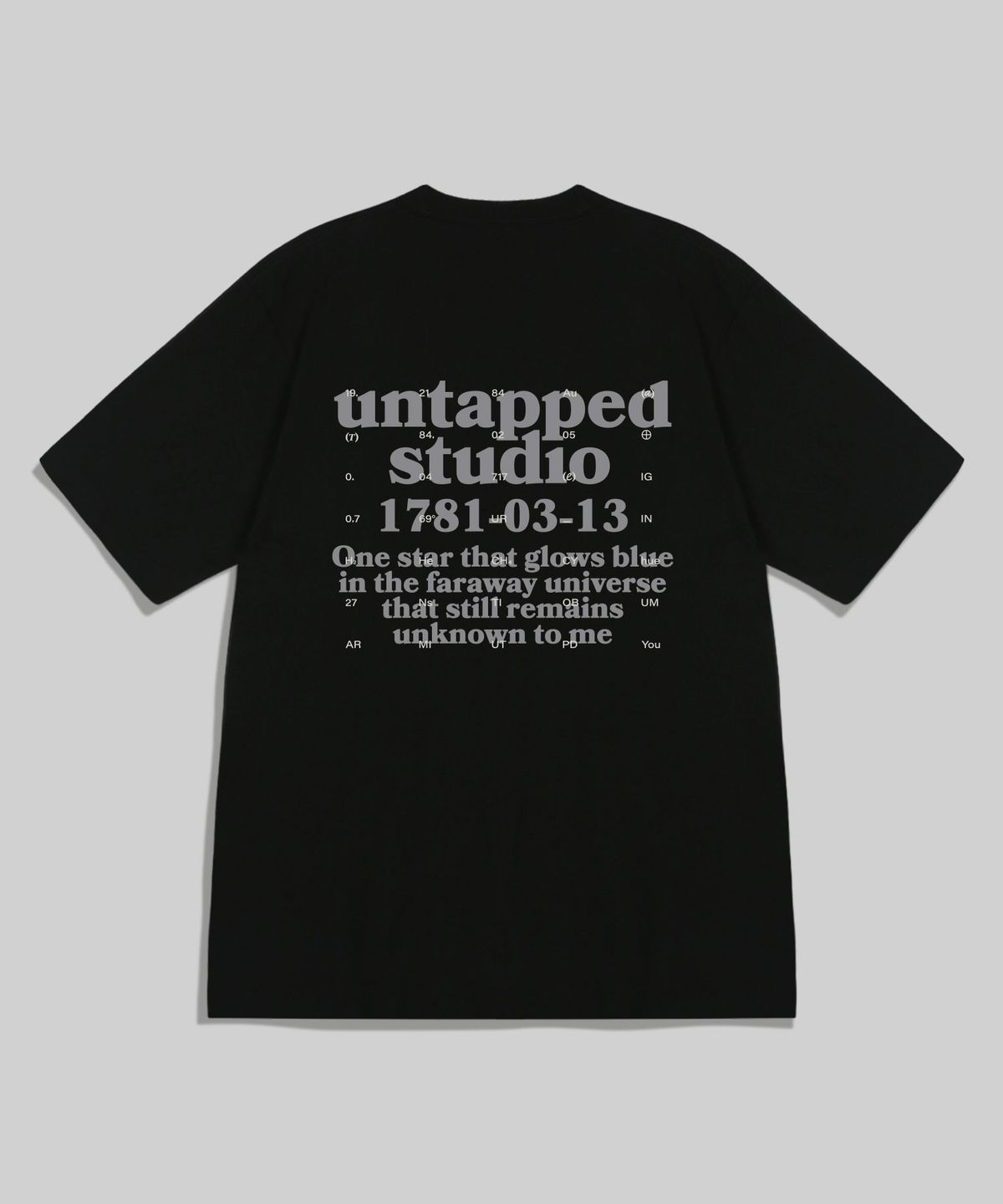 언탭트 스튜디오(UNTAPPED STUDIO) Glows Star 오버핏 반팔 티셔츠 6COLOR
