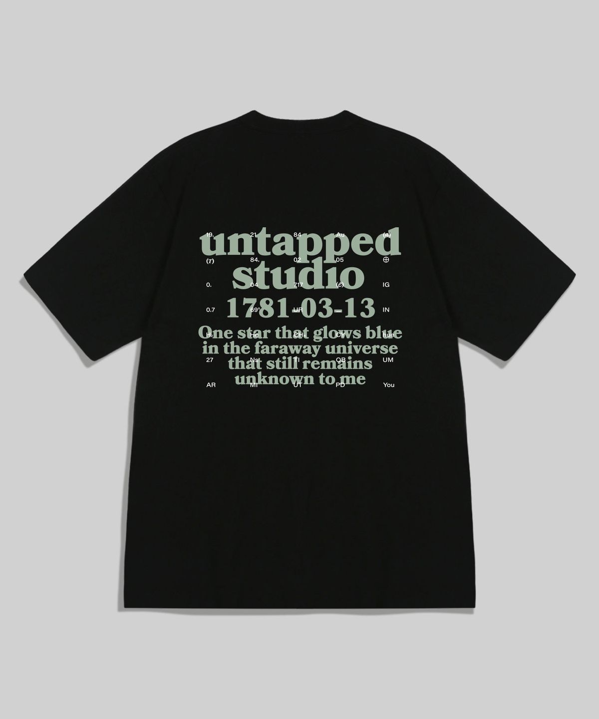 언탭트 스튜디오(UNTAPPED STUDIO) Glows Star 오버핏 반팔 티셔츠 6COLOR