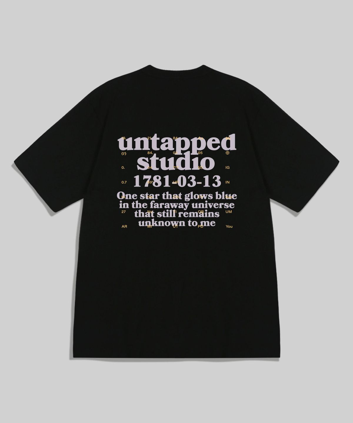 언탭트 스튜디오(UNTAPPED STUDIO) Glows Star 오버핏 반팔 티셔츠 6COLOR