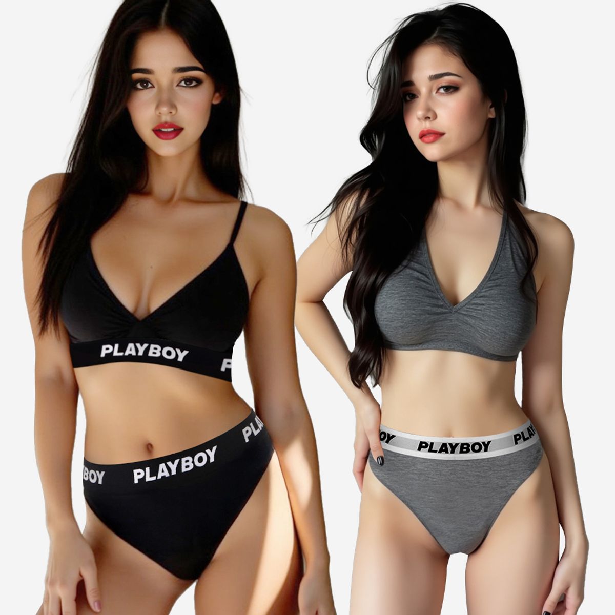 플레이보이(PLAYBOY) 로우라이즈,새깅스타일  베이직 로하이핏 삼각팬티