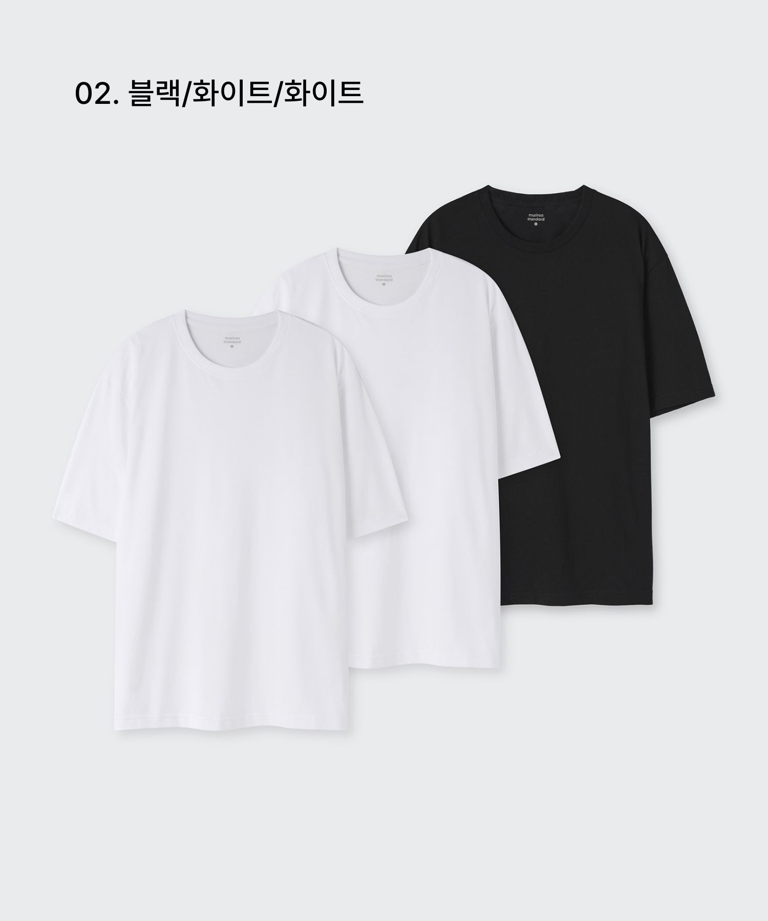 Tシャツ・カットソー *MUSINSA STANDARD* Cool Standard Oversized Crew Neck Short S MUSINSA | MUSINSA STANDARD [Cool Standard] Relax Fit Crew