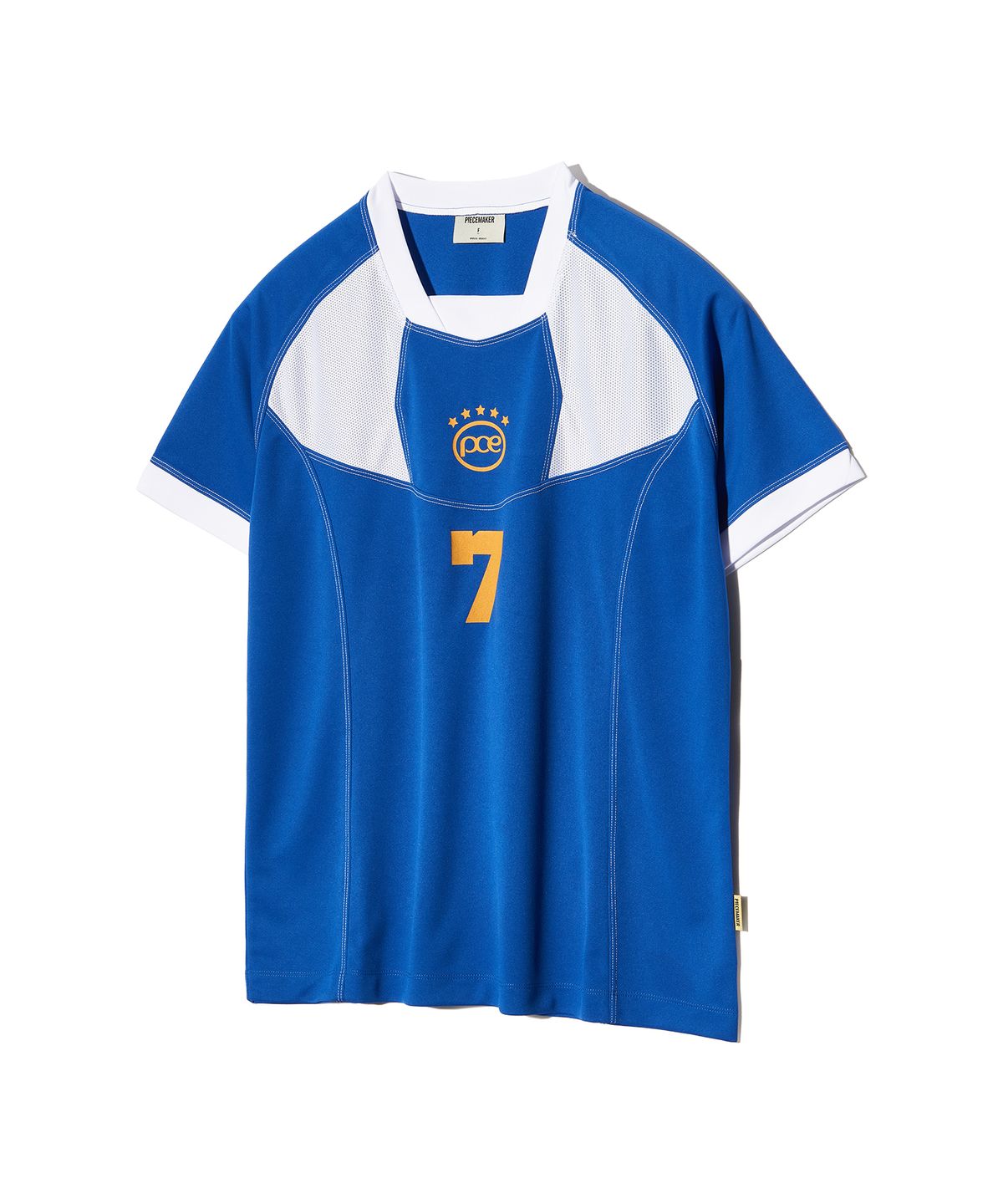 피스메이커(PIECE MAKER) SPORTY MESH COMBI JERSEY TOP (BLUE)