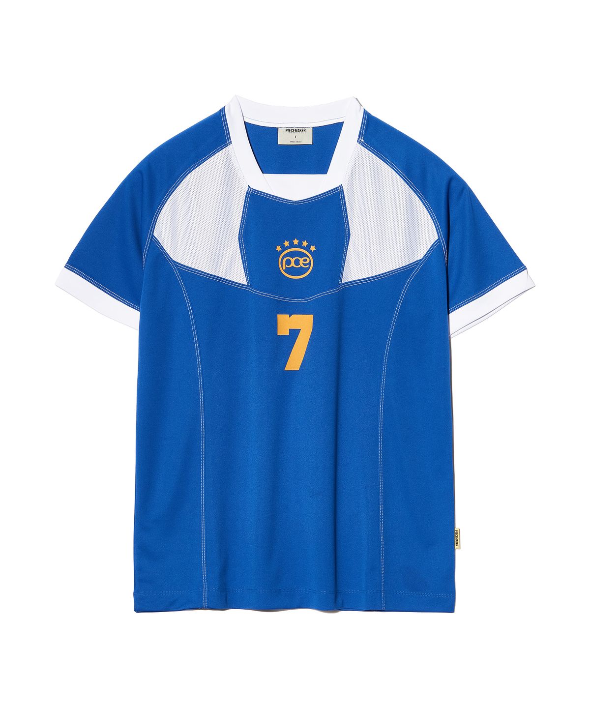 피스메이커(PIECE MAKER) SPORTY MESH COMBI JERSEY TOP (BLUE)
